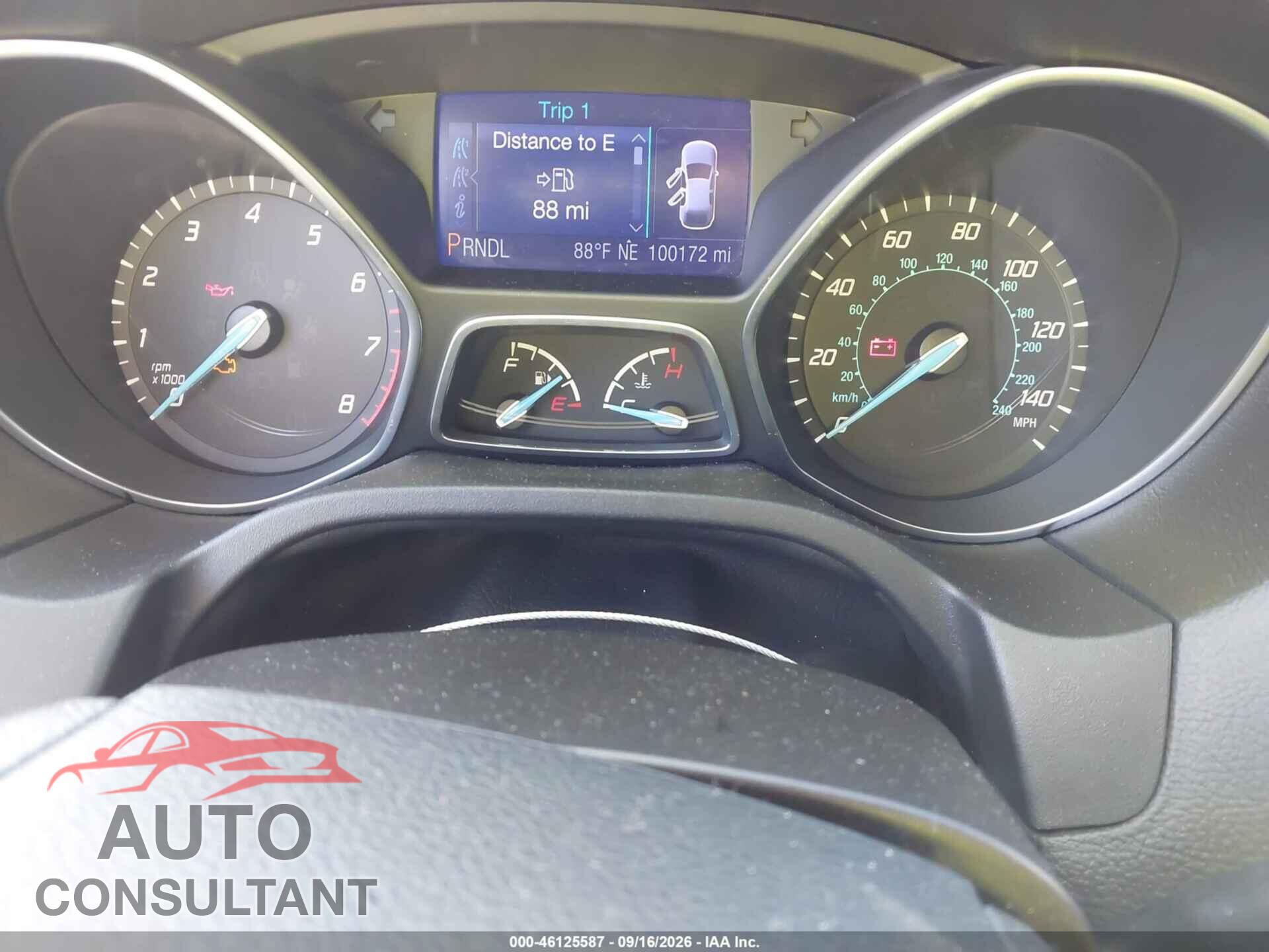 FORD FOCUS 2013 - 1FADP3F29DL241508