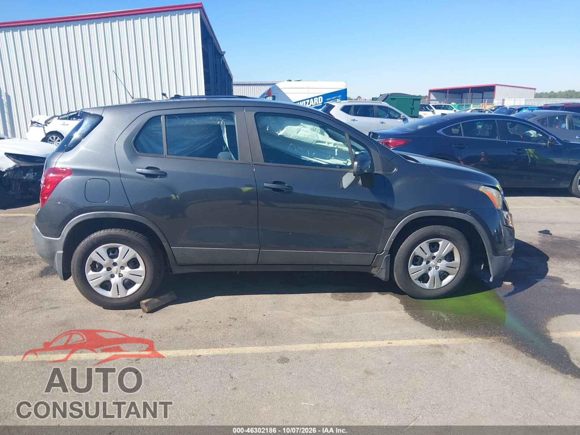CHEVROLET TRAX 2016 - 3GNCJKSB2GL275541