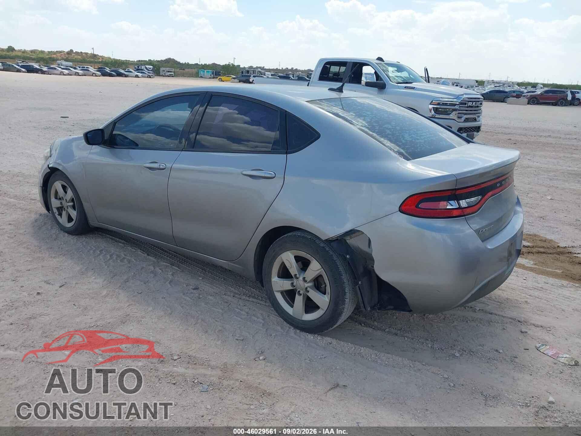 DODGE DART 2015 - 1C3CDFBB3FD227143