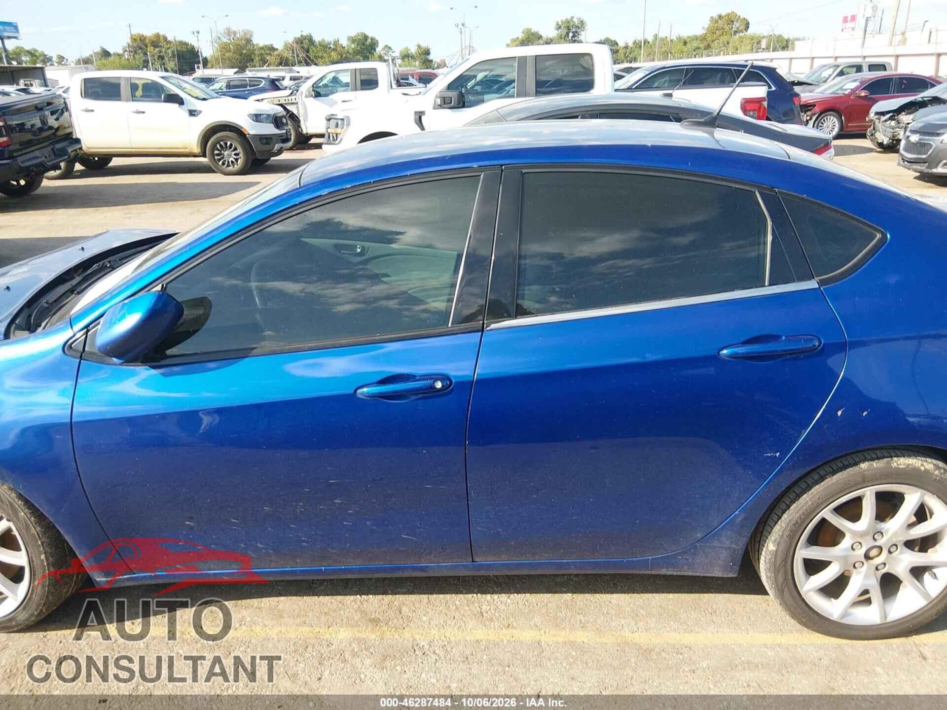 DODGE DART 2013 - 1C3CDFBA7DD708842