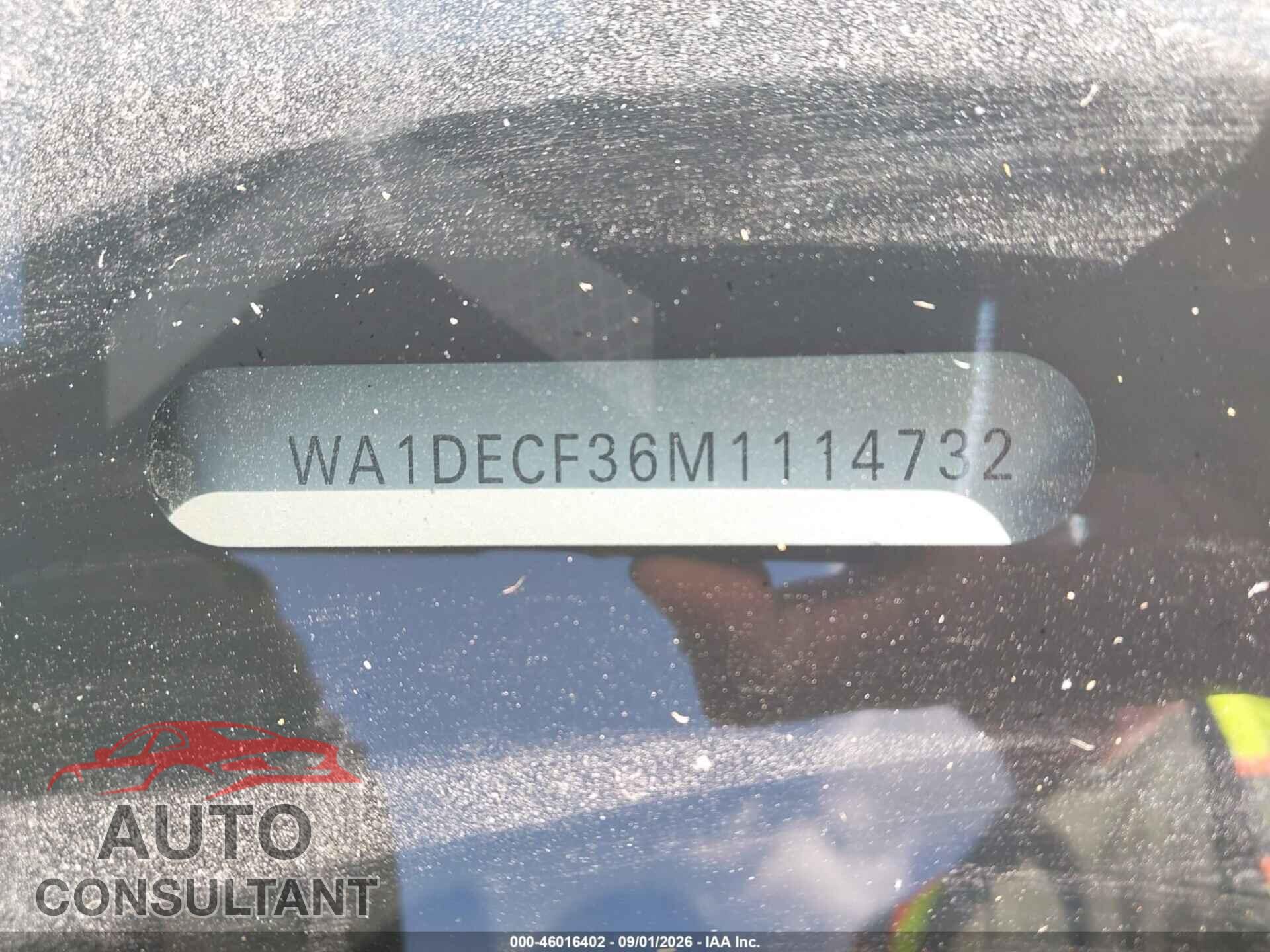 AUDI Q3 2021 - WA1DECF36M1114732