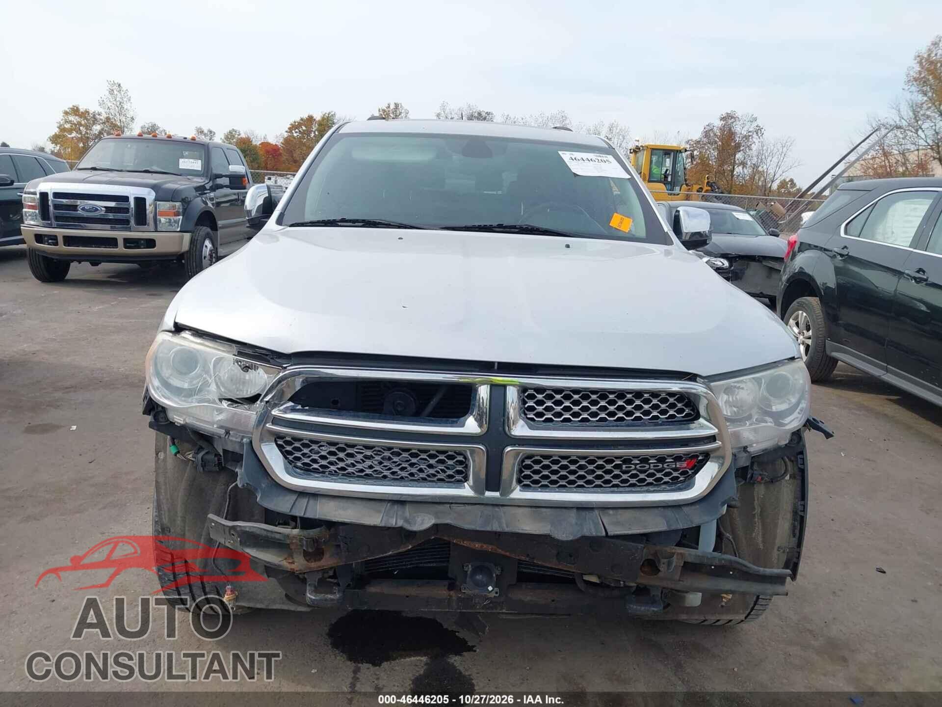 DODGE DURANGO 2012 - 1C4RDJEG7CC301570