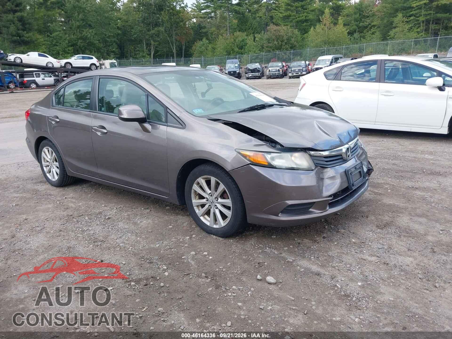 HONDA CIVIC 2012 - 2HGFB2F87CH610671