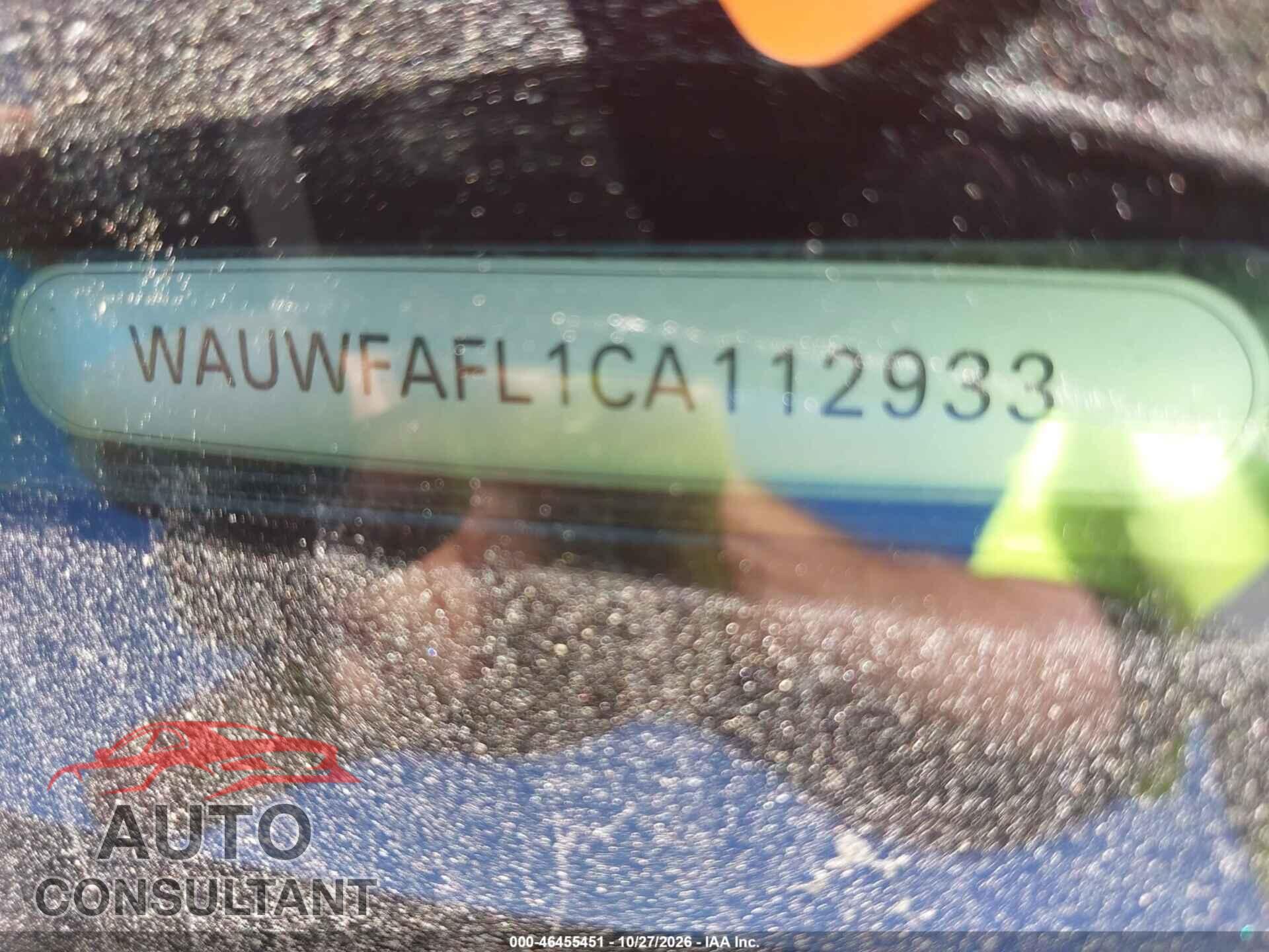AUDI A4 2012 - WAUWFAFL1CA112933