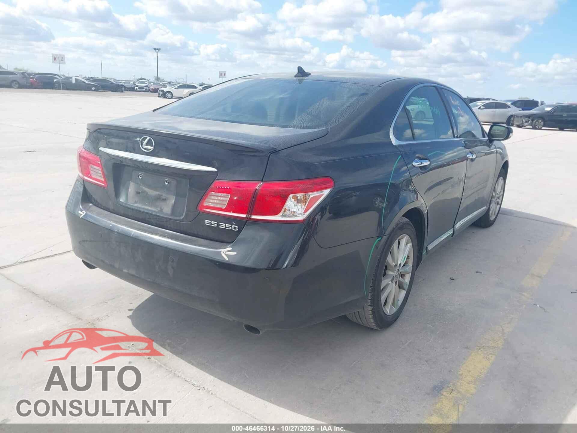 LEXUS ES 350 2011 - JTHBK1EG8B2429262