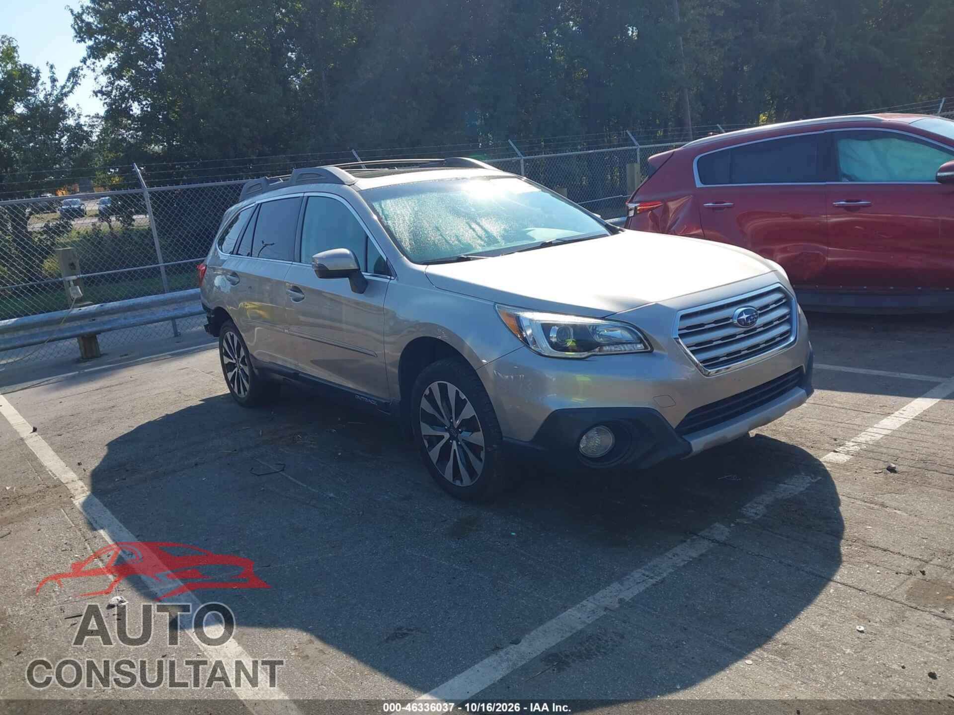 SUBARU OUTBACK 2015 - 4S4BSBLC8F3332761