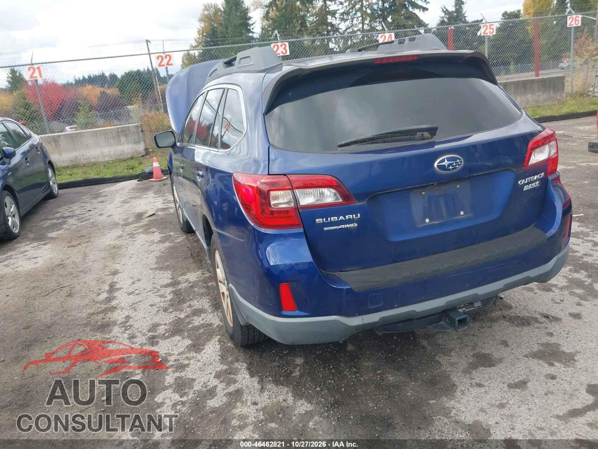 SUBARU OUTBACK 2015 - 4S4BSAEC1F3242052
