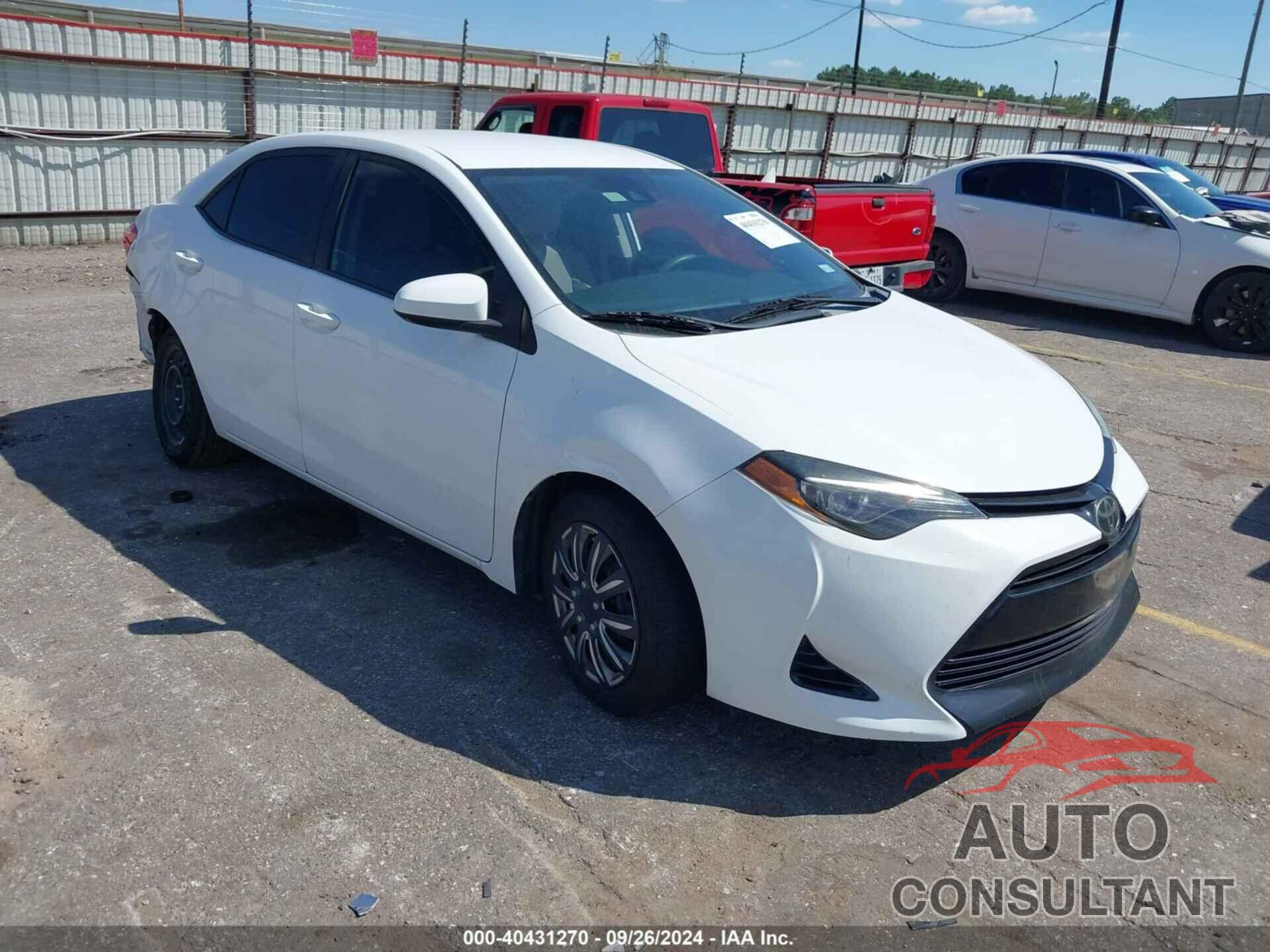 TOYOTA COROLLA 2017 - 2T1BURHE3HC860638