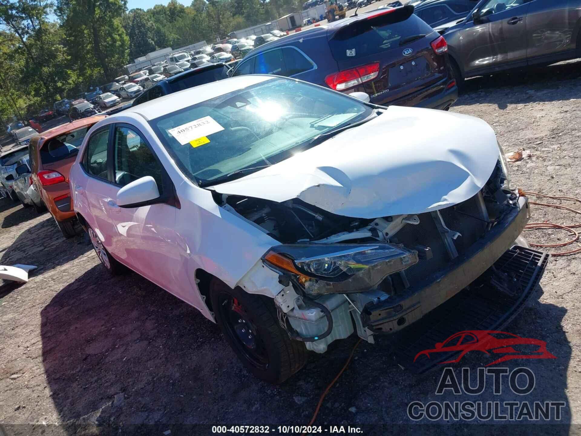TOYOTA COROLLA 2019 - 5YFBURHE6KP871690