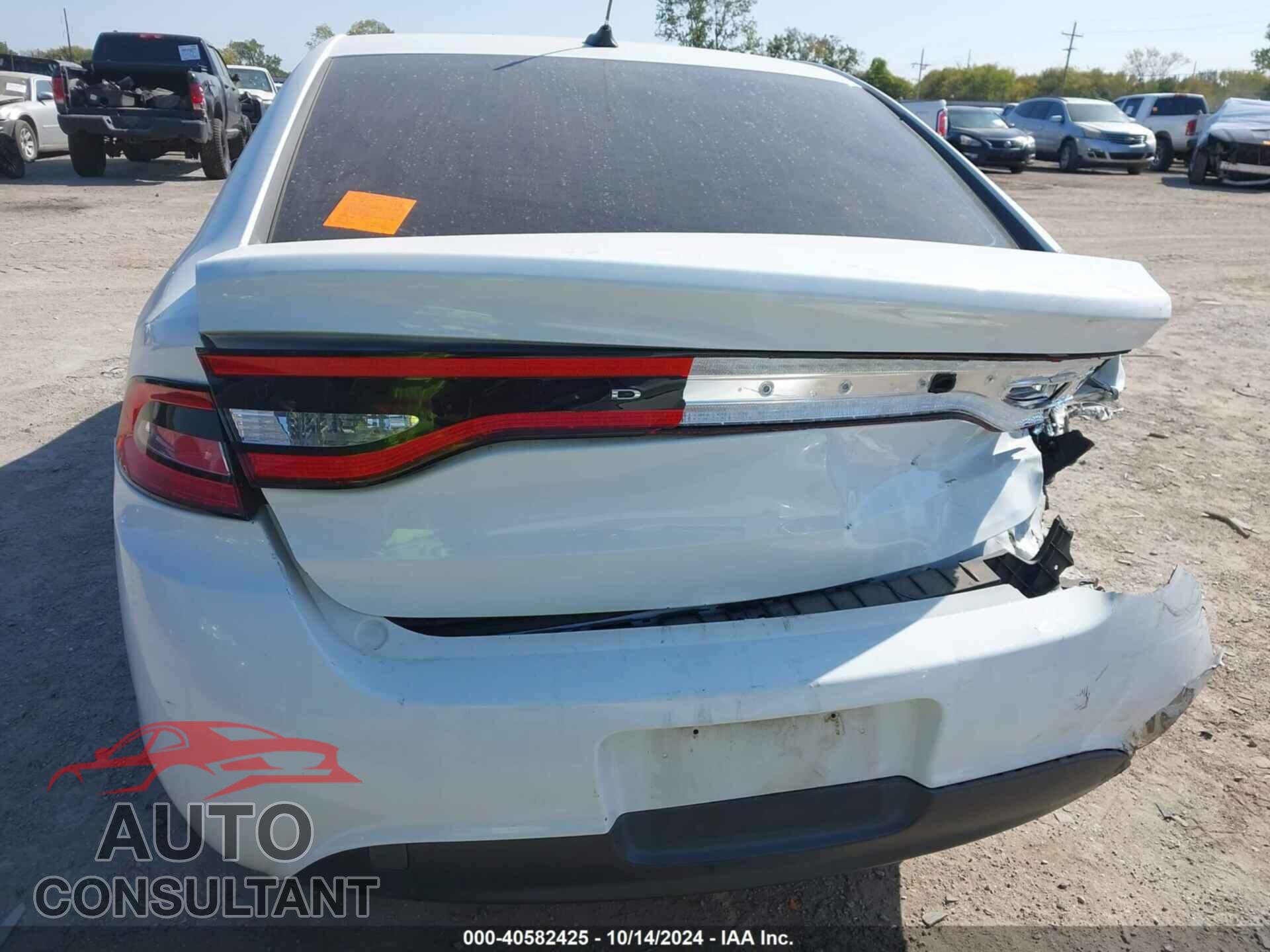 DODGE DART 2016 - 1C3CDFAA4GD533469