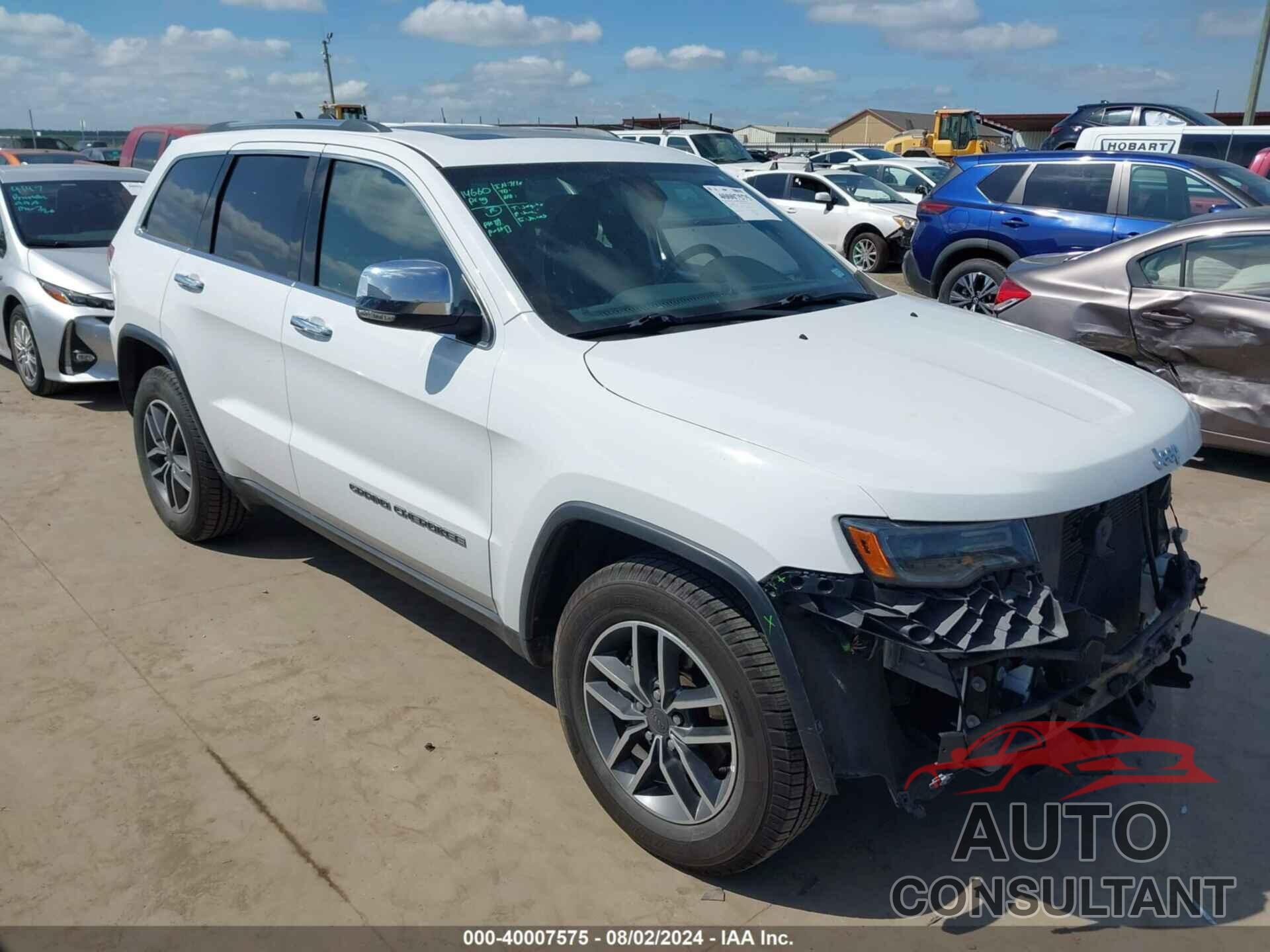 JEEP GRAND CHEROKEE 2020 - 1C4RJEBGXLC203329