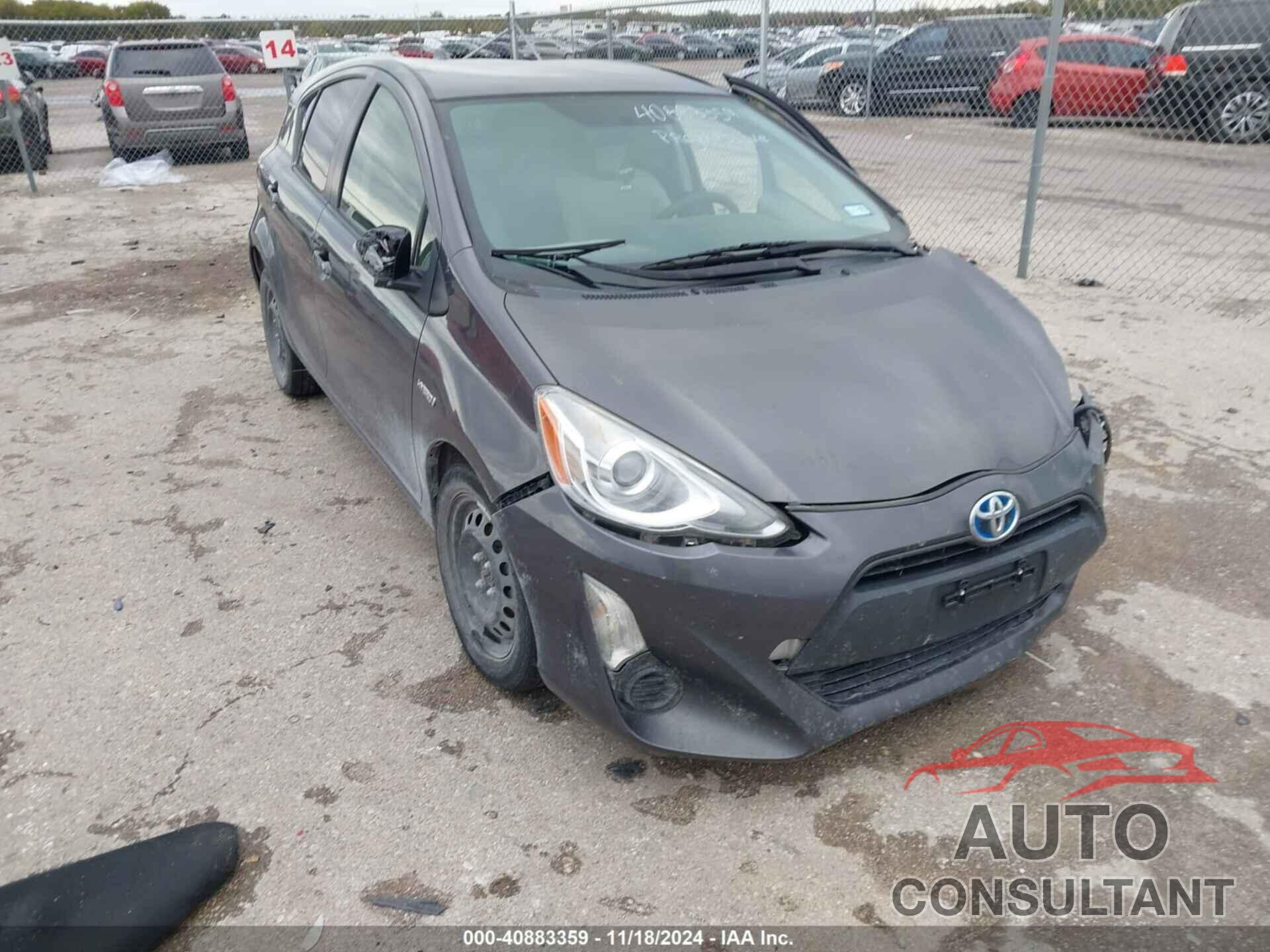 TOYOTA PRIUS C 2015 - JTDKDTB34F1582905