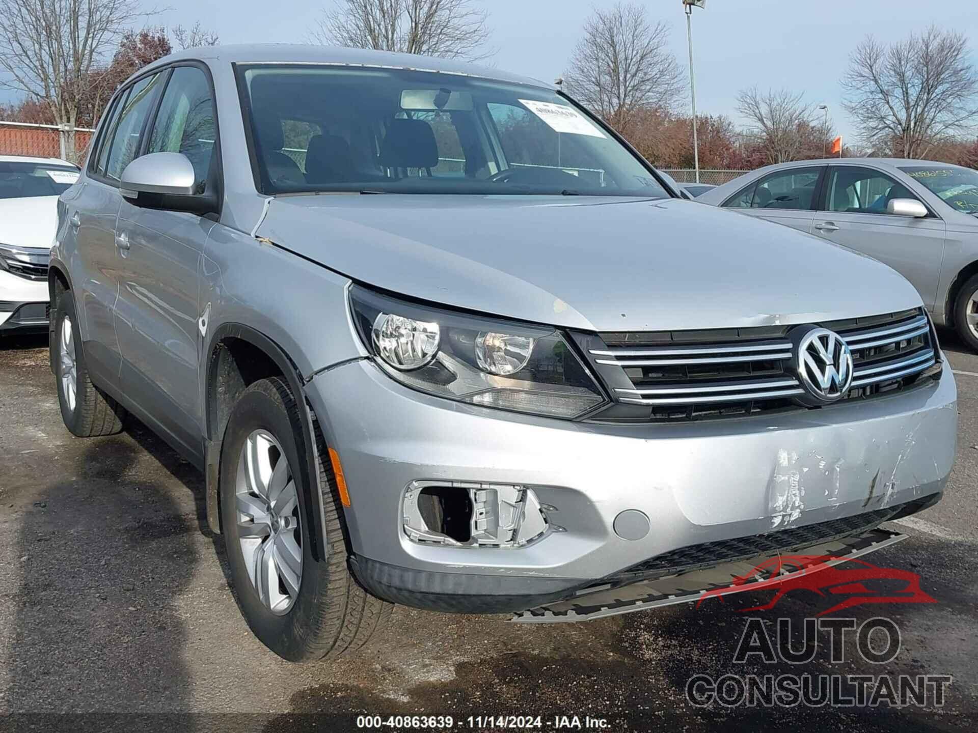 VOLKSWAGEN TIGUAN 2013 - WVGAV7AX8DW554170