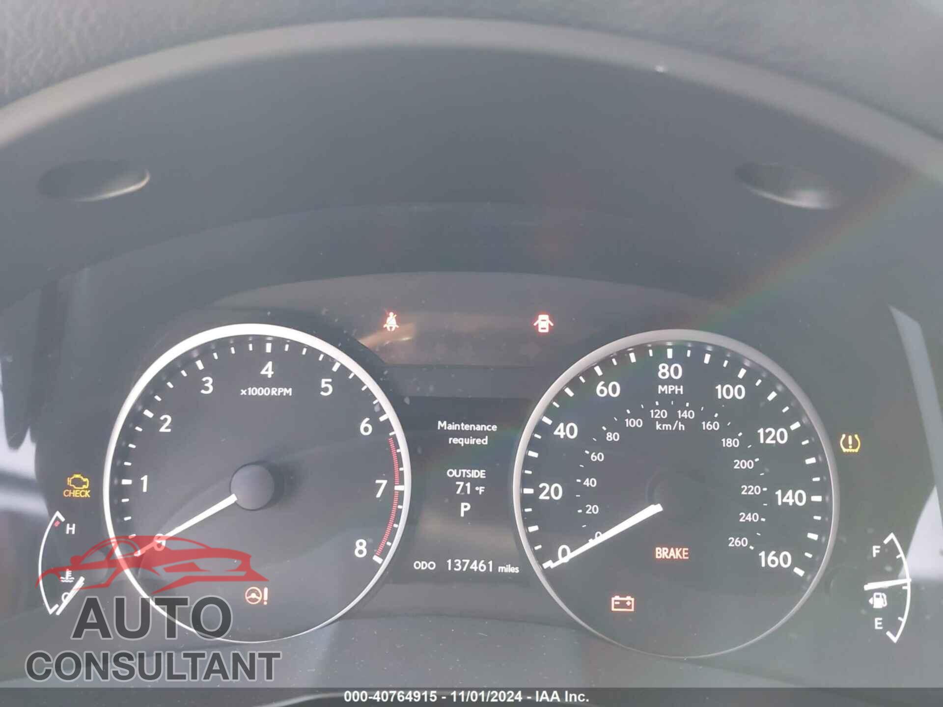 LEXUS ES 350 2014 - JTHBK1GG3E2135463