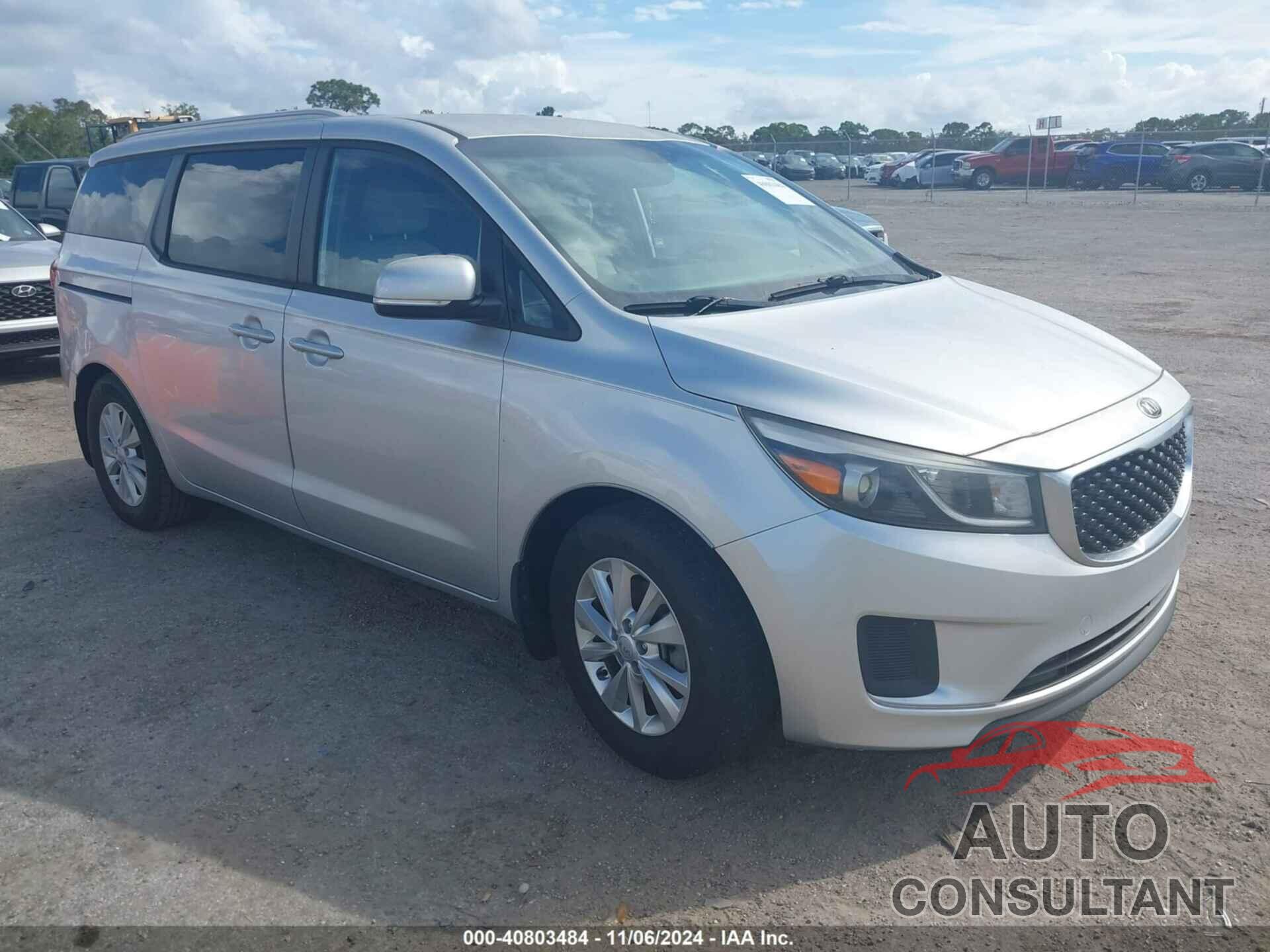 KIA SEDONA 2016 - KNDMB5C12G6198066