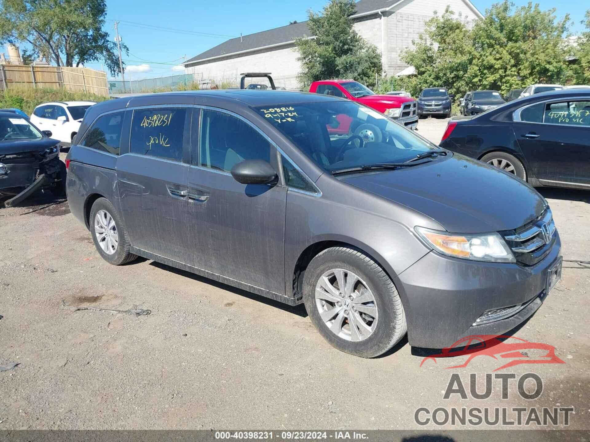 HONDA ODYSSEY 2016 - 5FNRL5H68GB076338