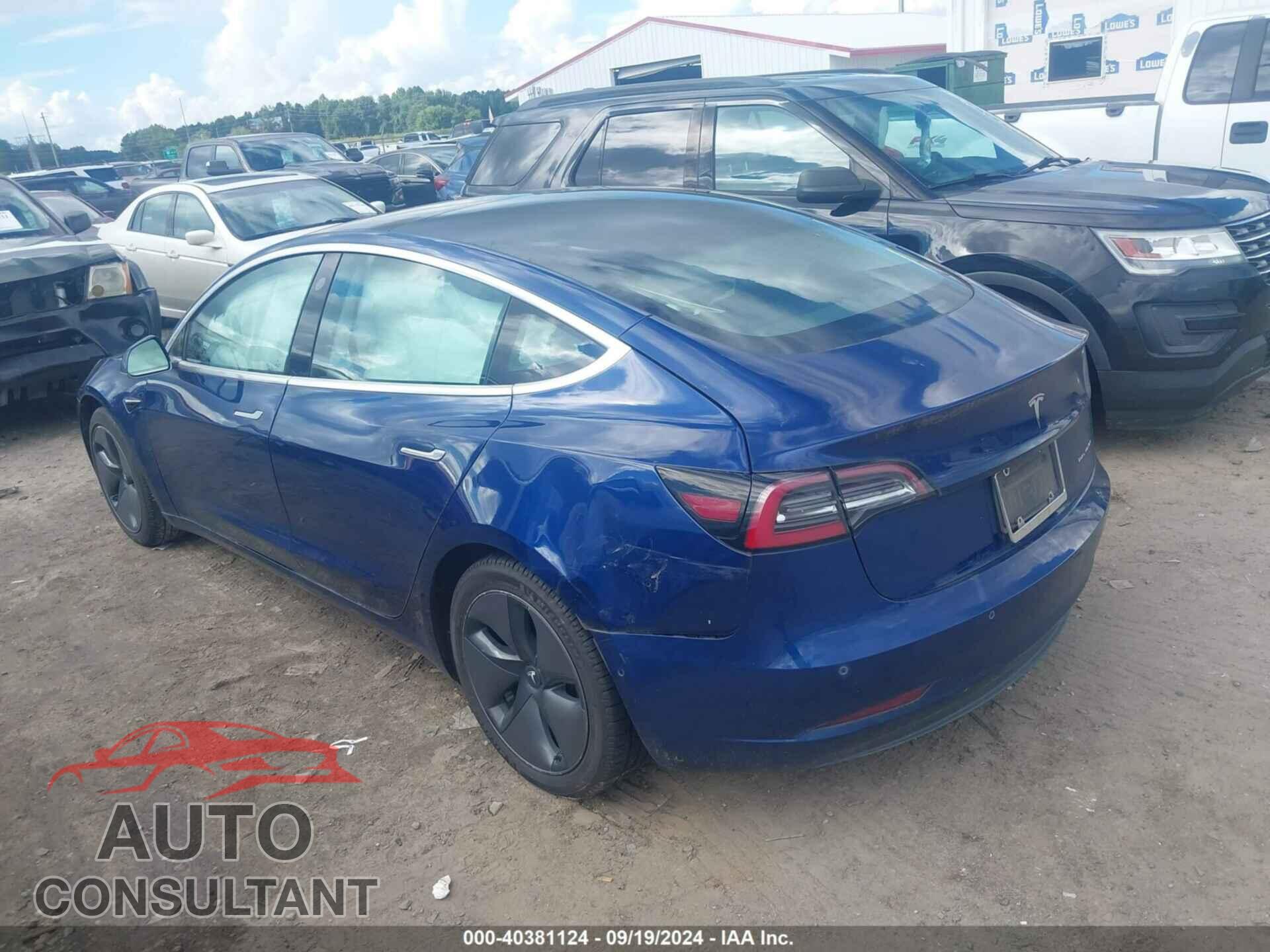 TESLA MODEL 3 2019 - 5YJ3E1EB9KF387683