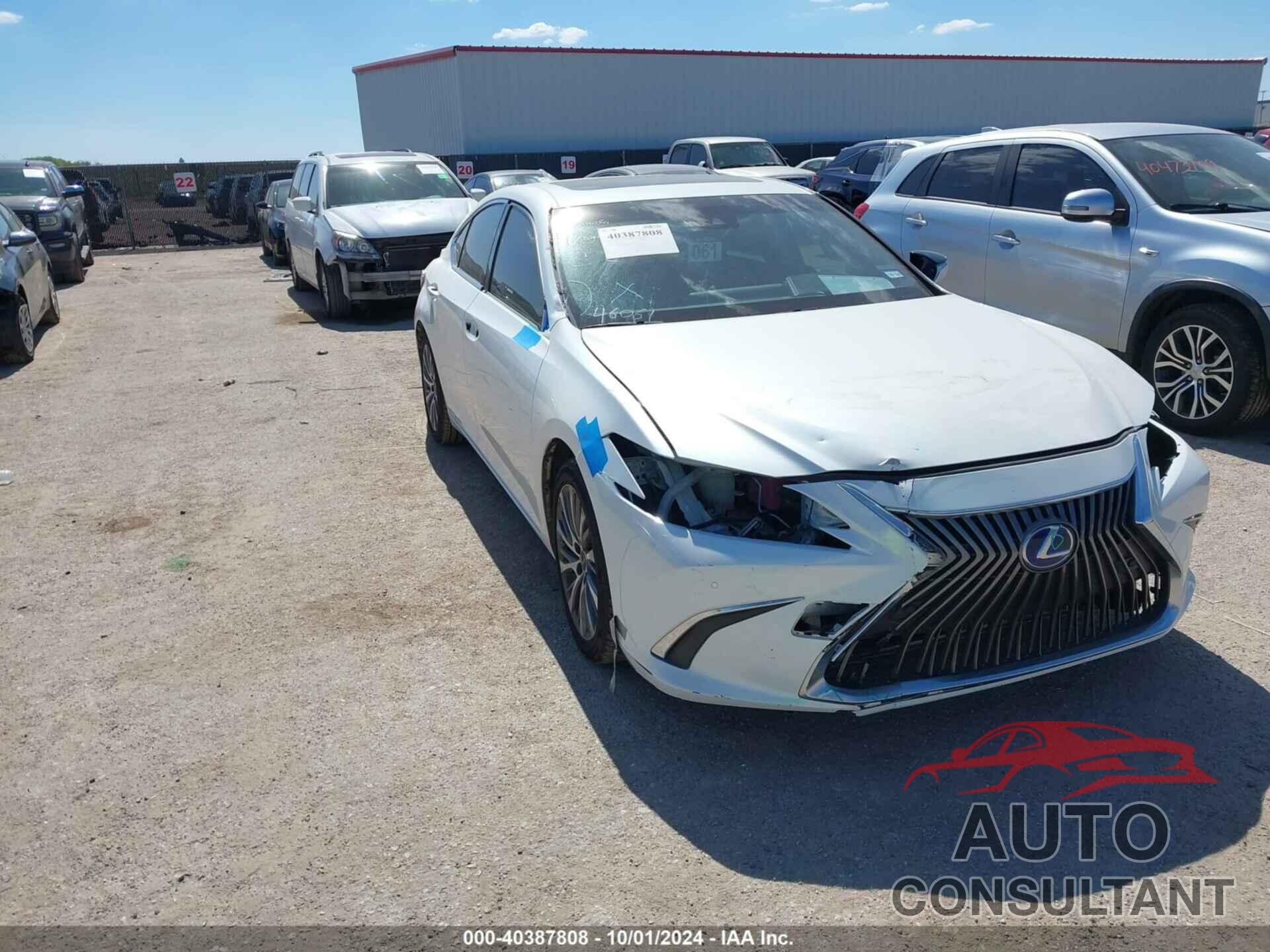 LEXUS ES 300H 2019 - JTHB21B10K2041281