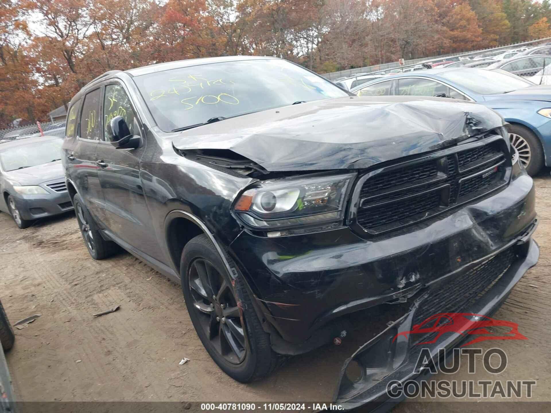 DODGE DURANGO 2018 - 1C4RDJDG9JC150312