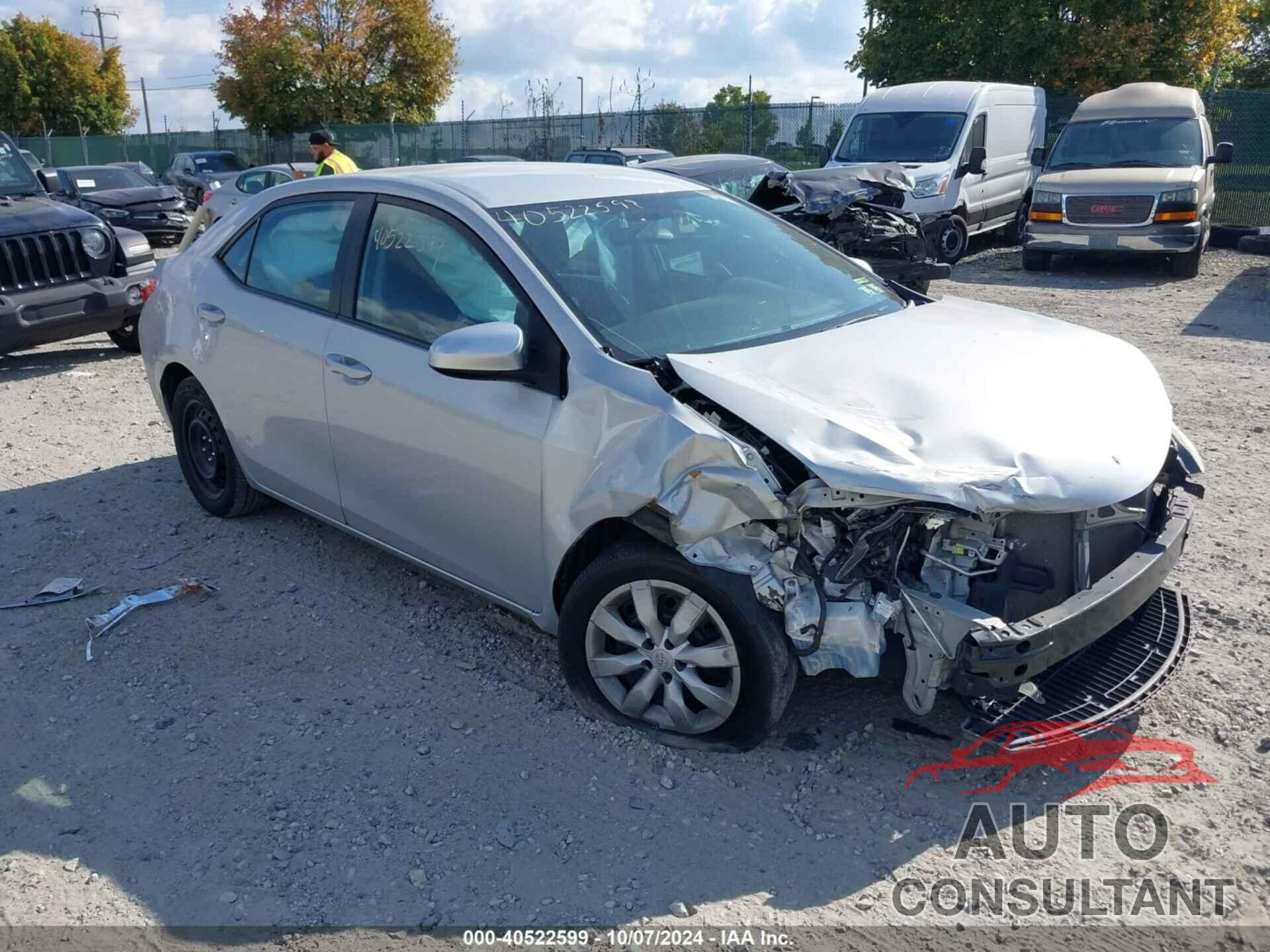 TOYOTA COROLLA 2016 - 2T1BURHE7GC571986