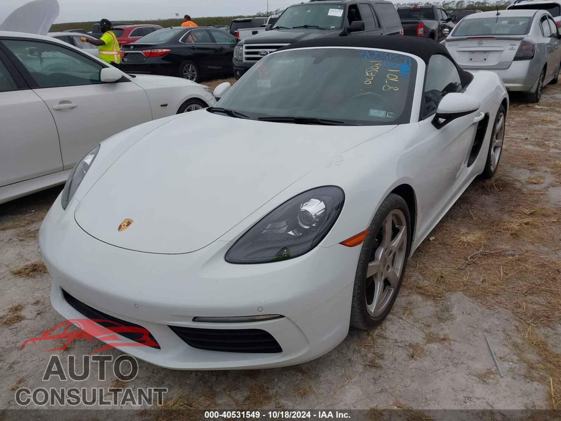 PORSCHE 718 BOXSTER 2019 - WP0CA2A82KS211041