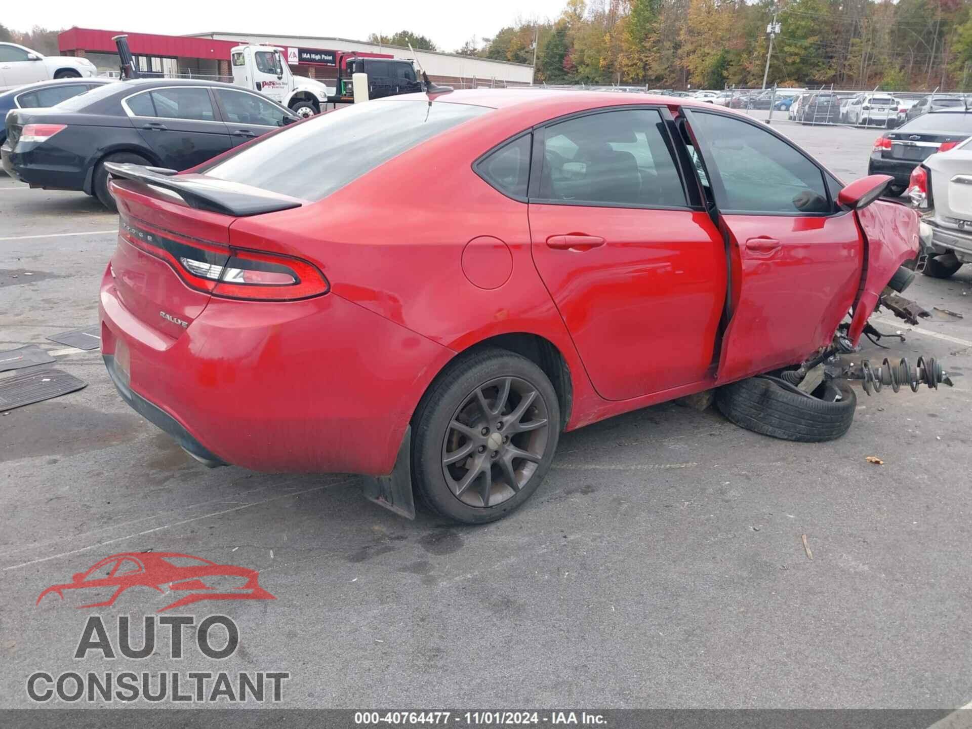 DODGE DART 2016 - 1C3CDFBB7GD624923