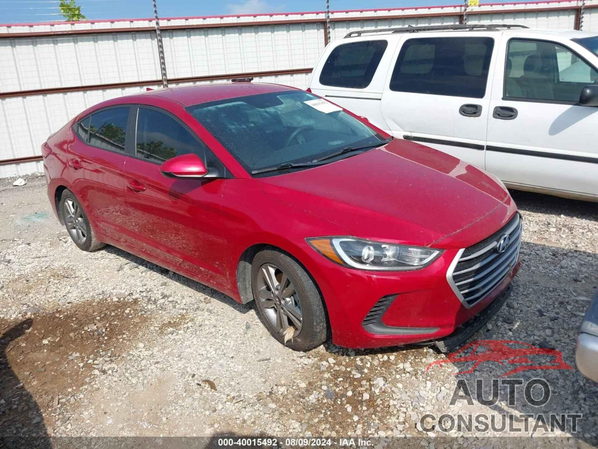 HYUNDAI ELANTRA 2017 - 5NPD84LF6HH180438