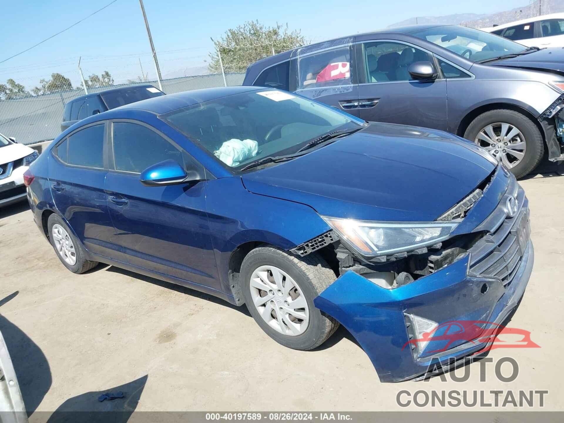 HYUNDAI ELANTRA 2020 - 5NPD74LF7LH511765