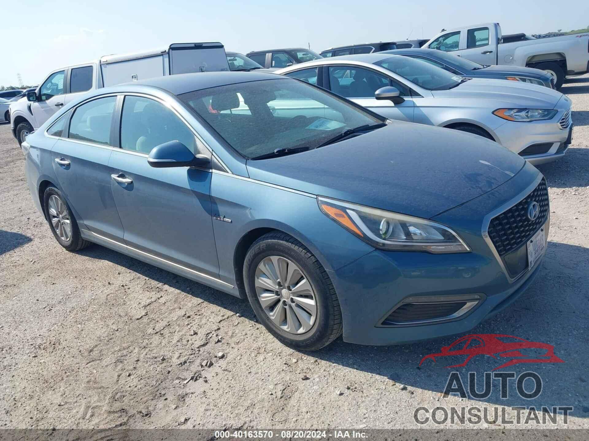 HYUNDAI SONATA HYBRID 2016 - KMHE24L13GA040536