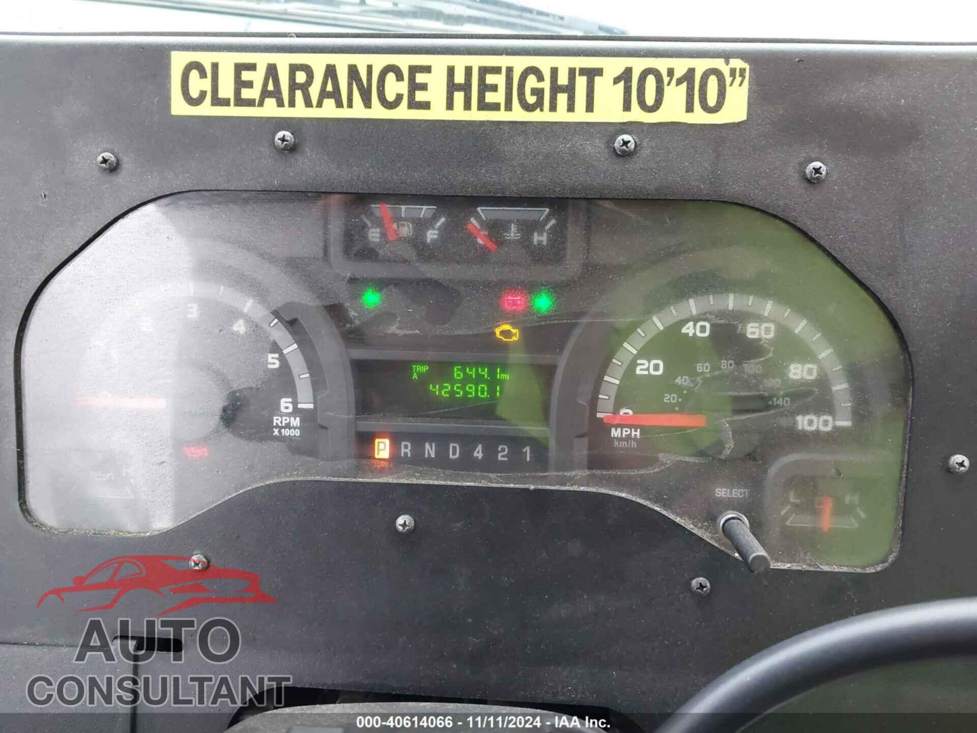 FORD E-450 STRIPPED 2019 - 1FC3E4K69KDC51828