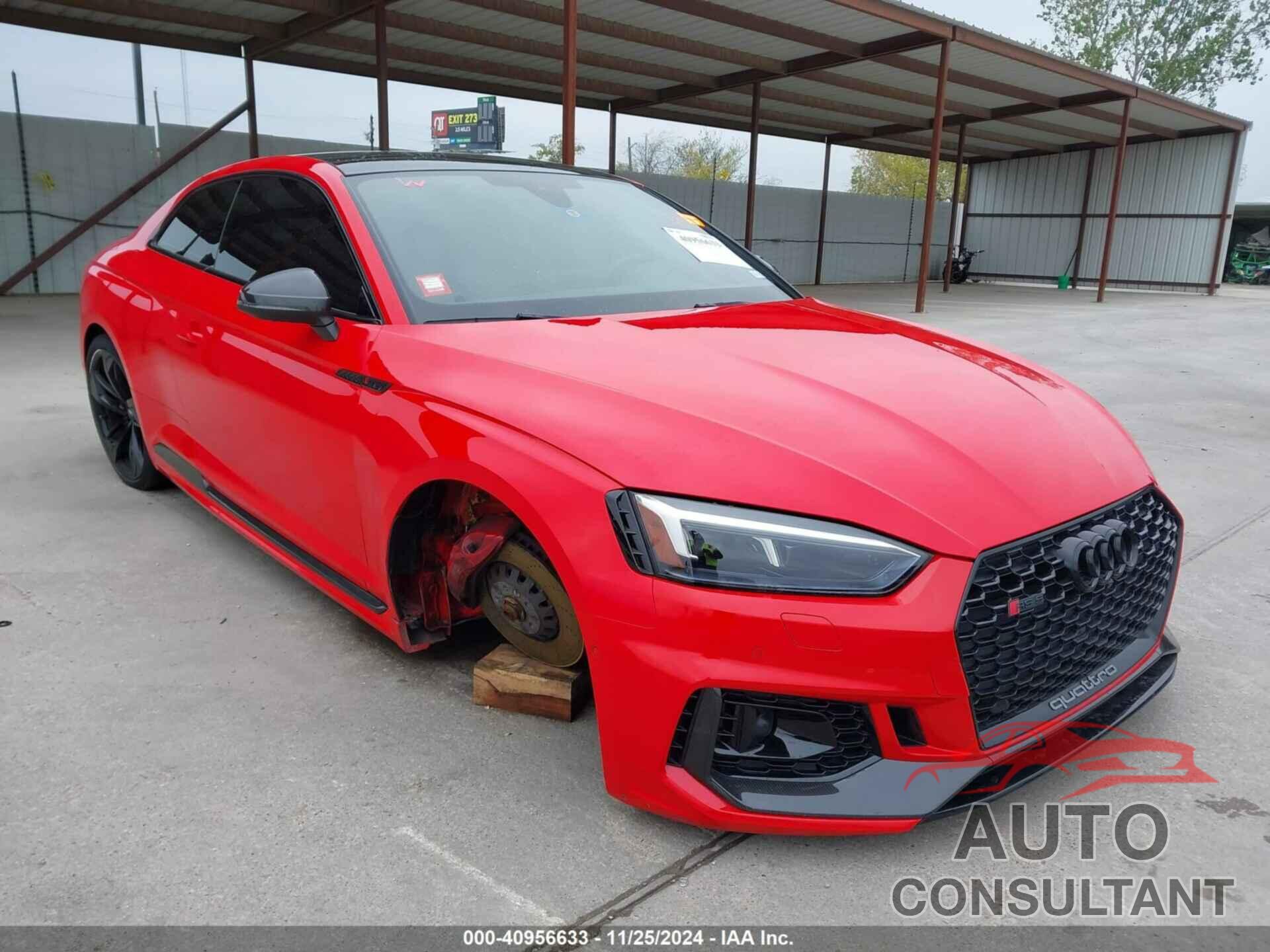 AUDI RS 5 2019 - WUAPWAF50KA903836