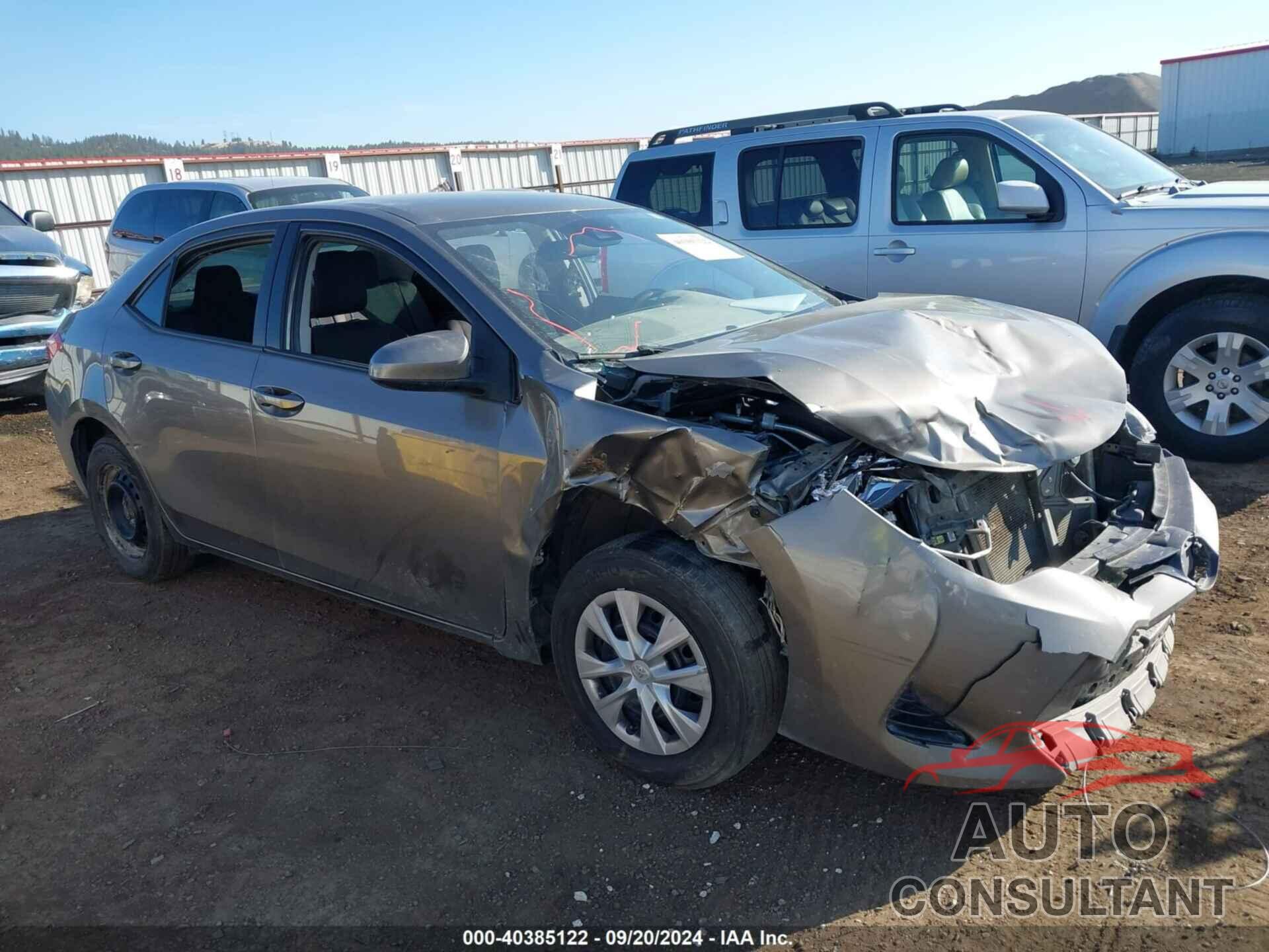 TOYOTA COROLLA 2017 - 2T1BPRHE5HC833948