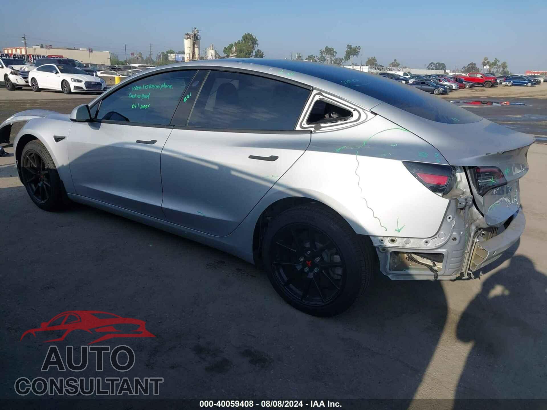 TESLA MODEL 3 2018 - 5YJ3E1EA7JF077277