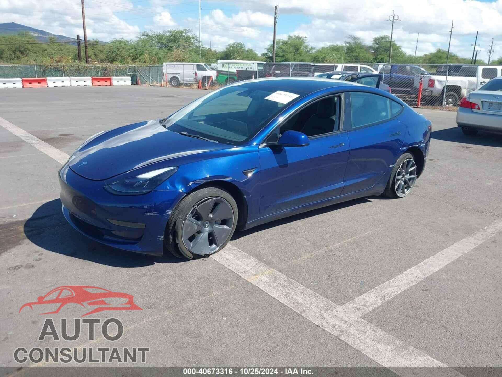 TESLA MODEL 3 2022 - 5YJ3E1EA5NF333616