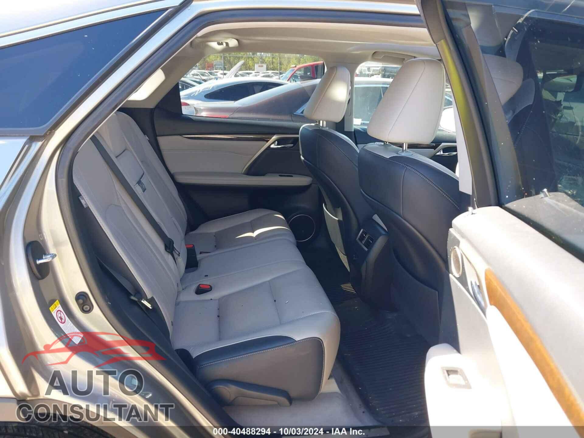 LEXUS RX 2019 - 2T2BZMCA4KC175222