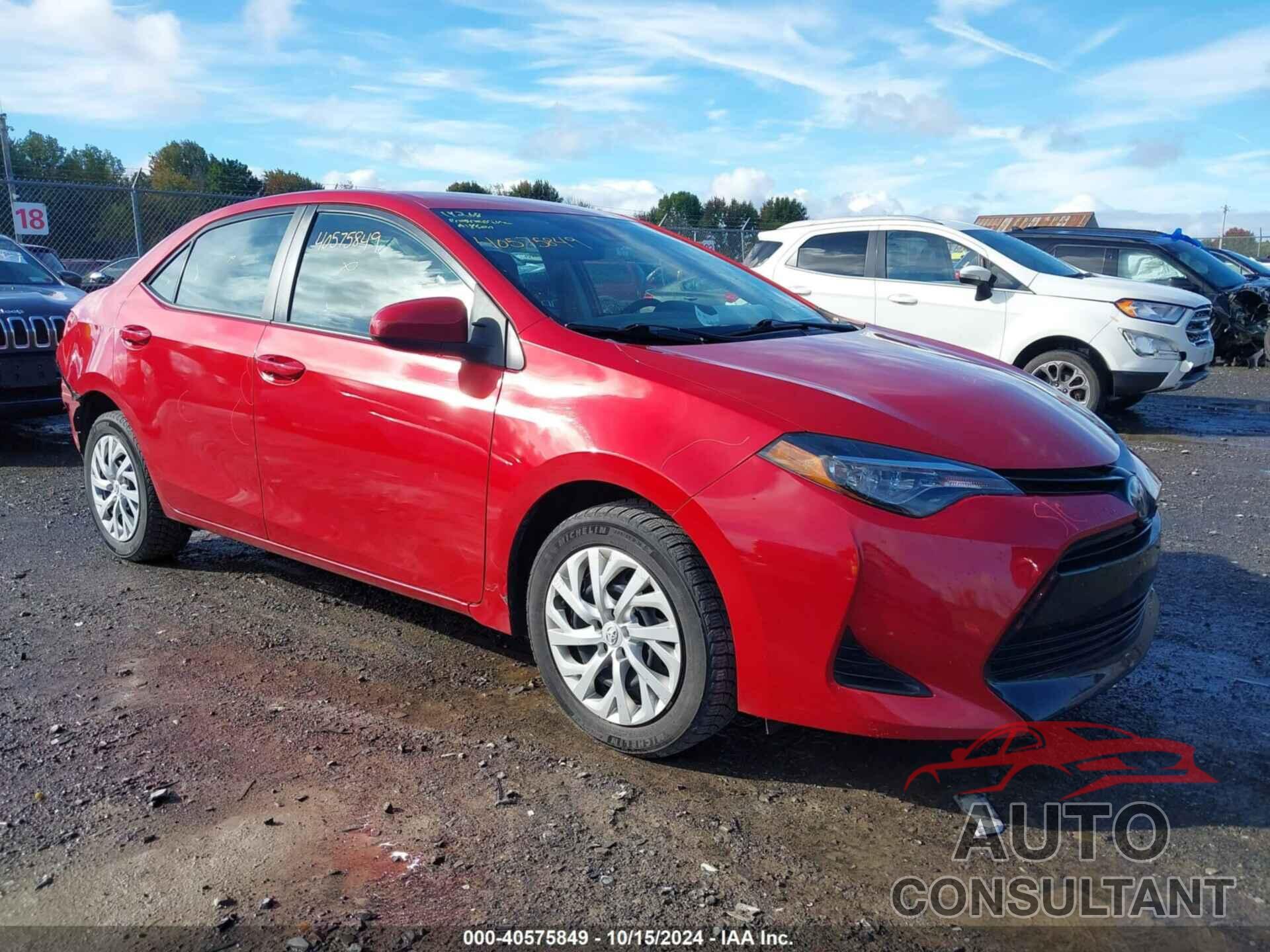 TOYOTA COROLLA 2019 - 5YFBURHEXKP930546