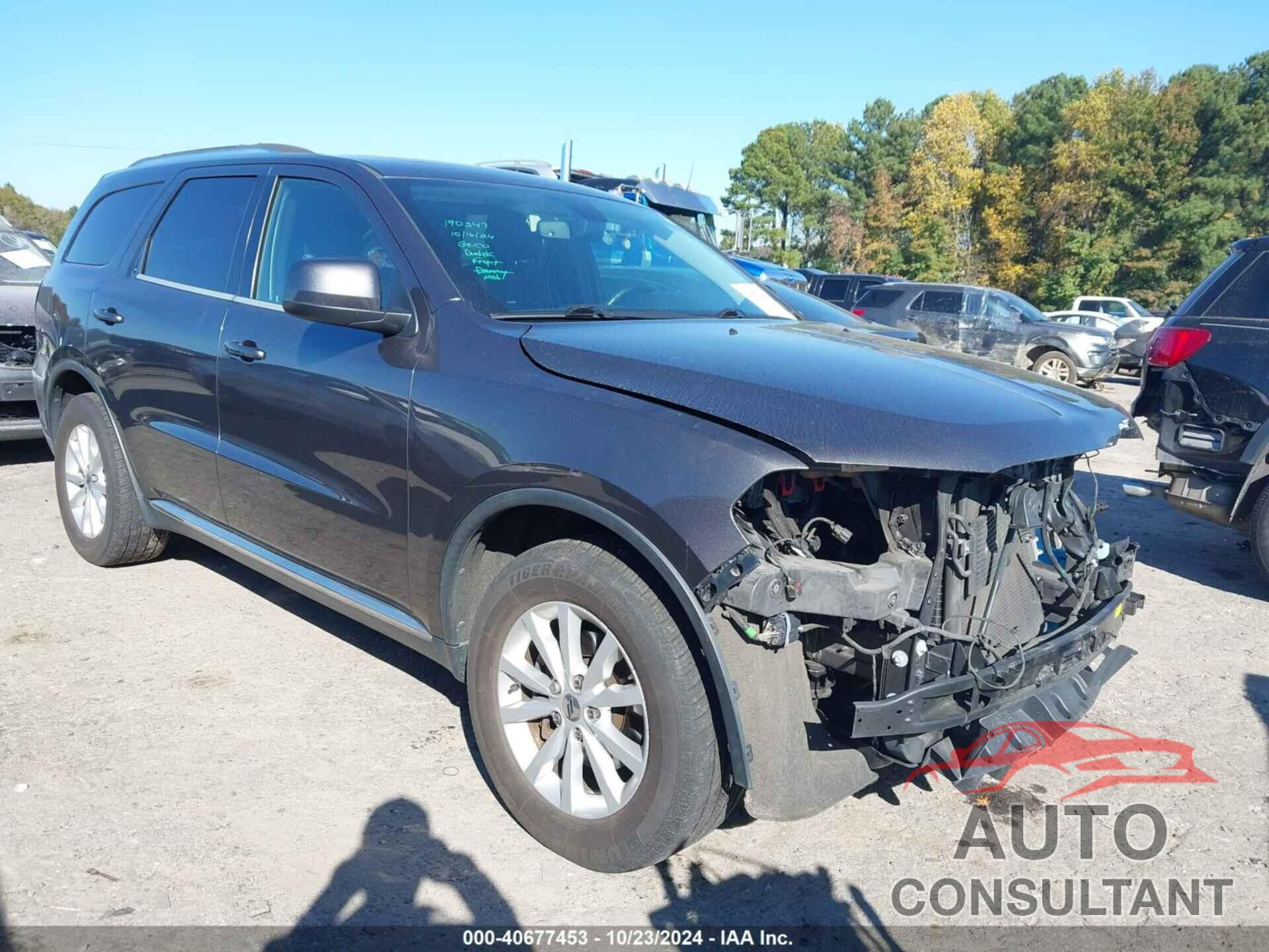 DODGE DURANGO 2019 - 1C4RDHAG4KC550003