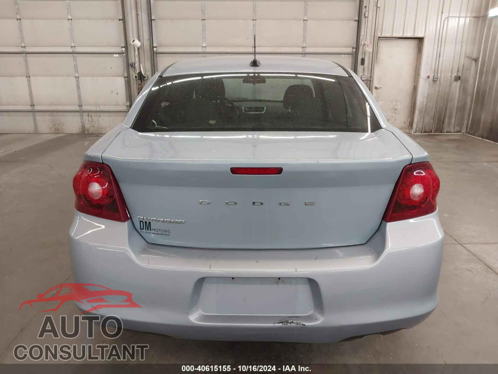DODGE AVENGER 2013 - 1C3CDZAB6DN547891