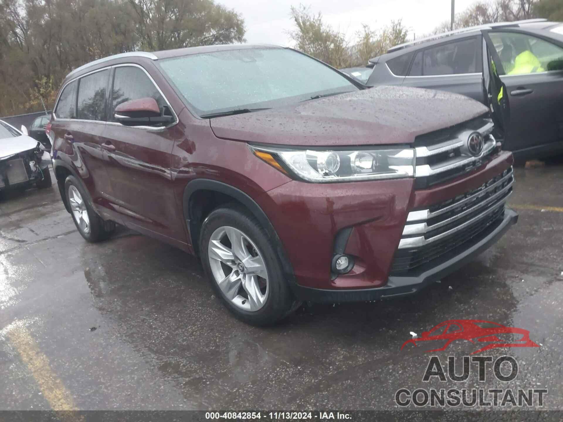 TOYOTA HIGHLANDER 2019 - 5TDDZRFHXKS737098