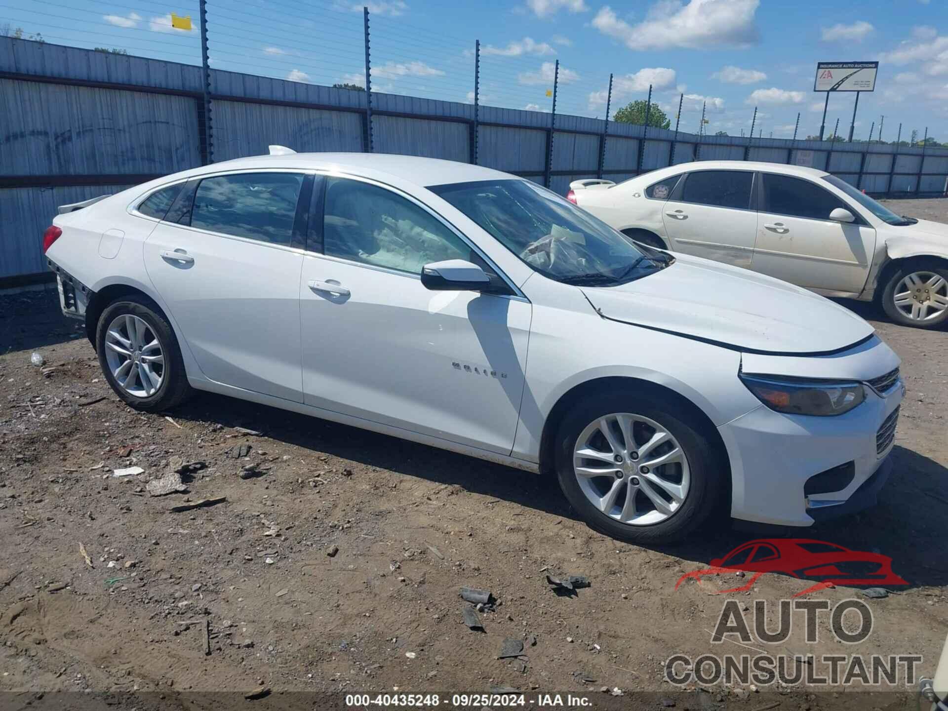 CHEVROLET MALIBU 2016 - 1G1ZE5ST6GF254907