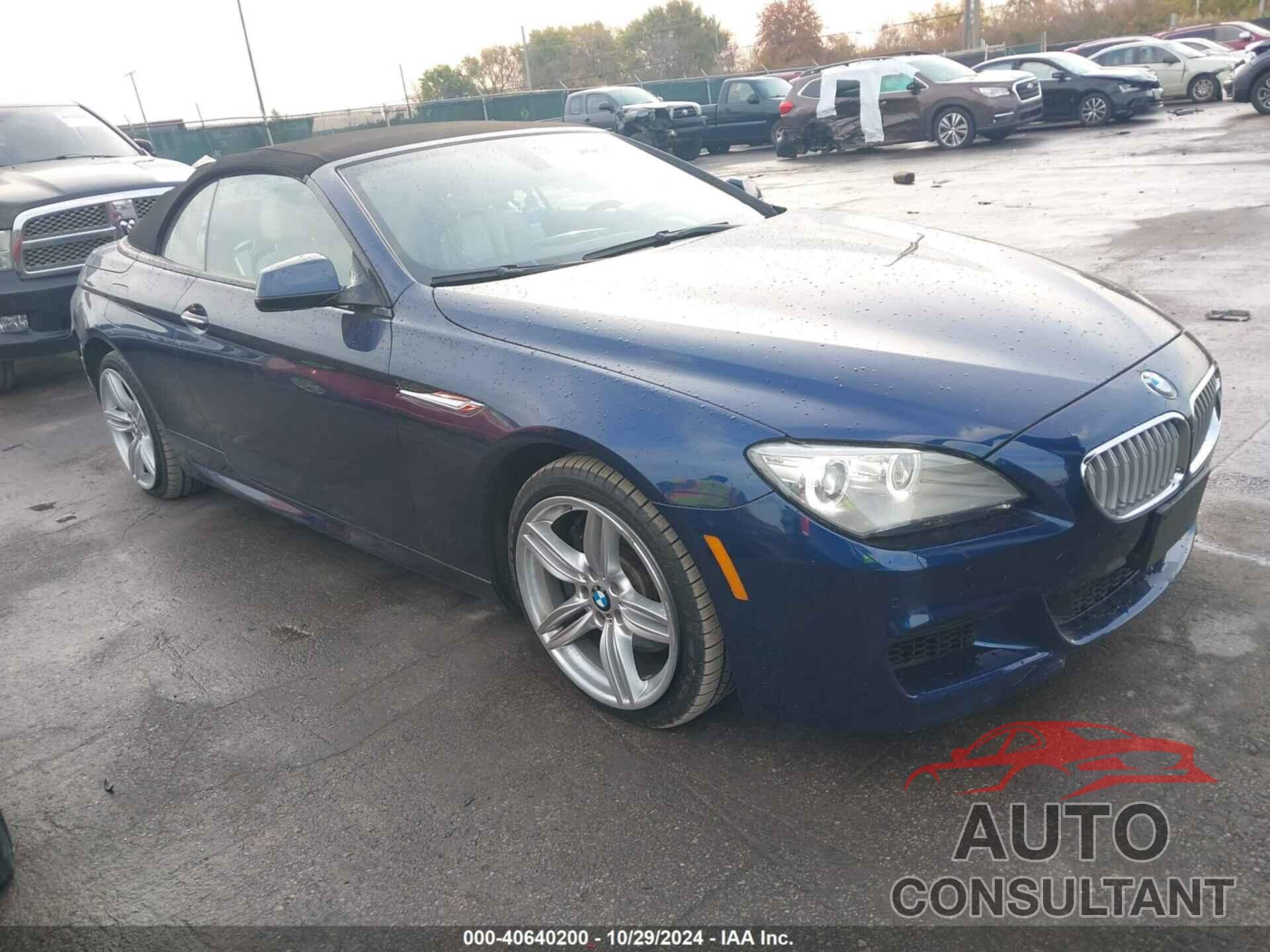 BMW 650I 2013 - WBAYP1C50DD216146