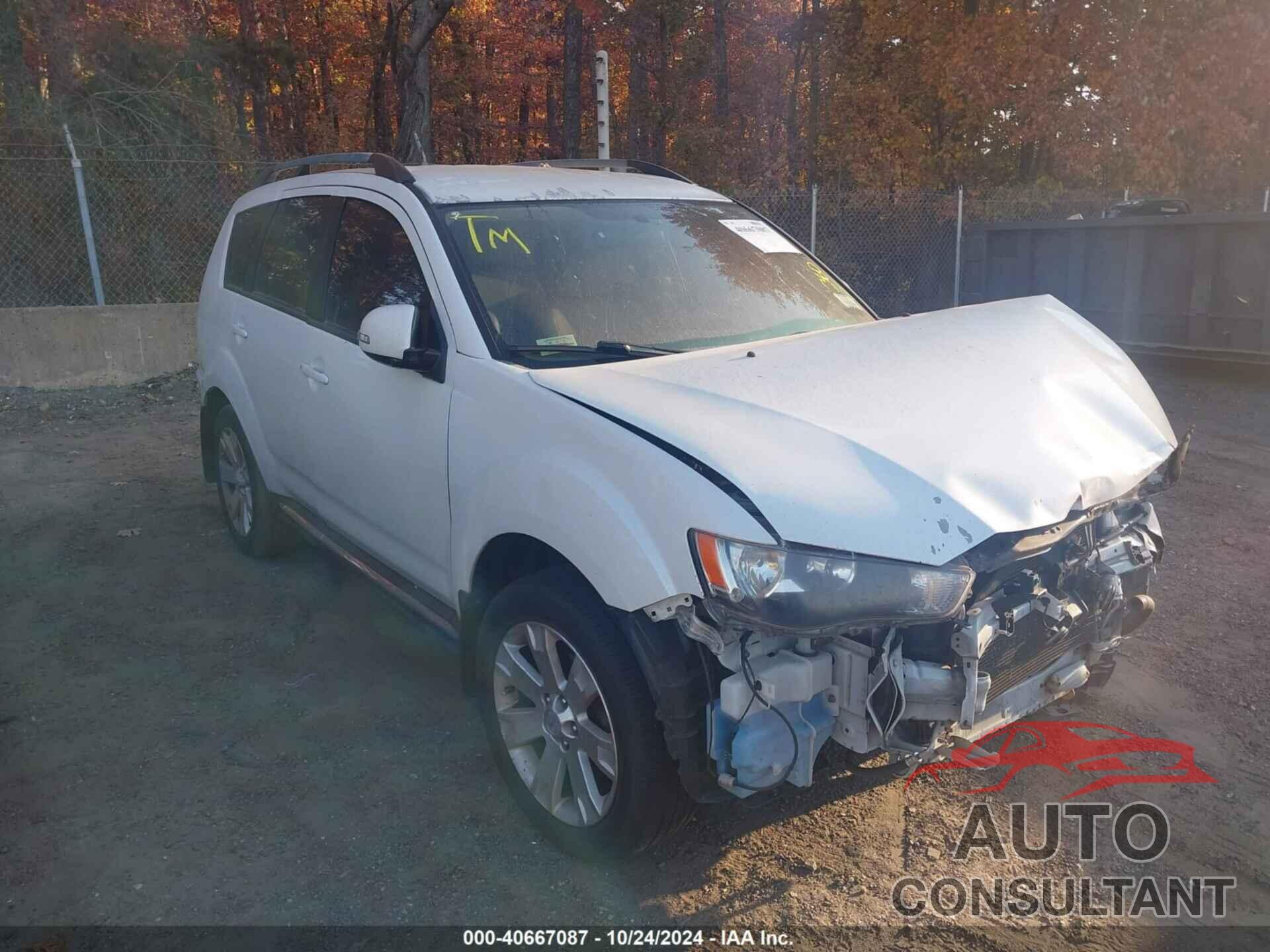 MITSUBISHI OUTLANDER 2012 - JA4AS3AW7CU003164