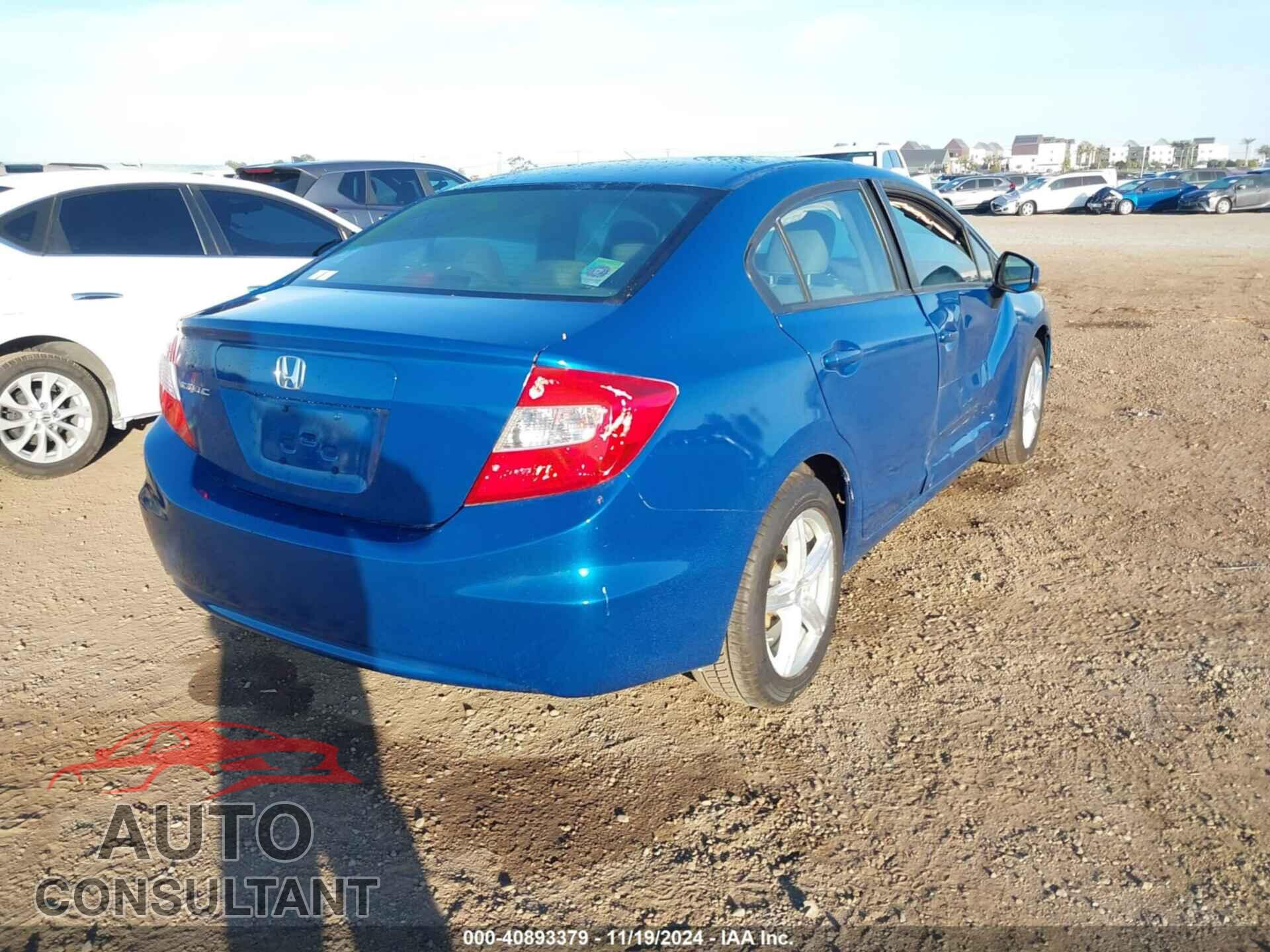 HONDA CIVIC 2012 - 19XFB2F59CE304801