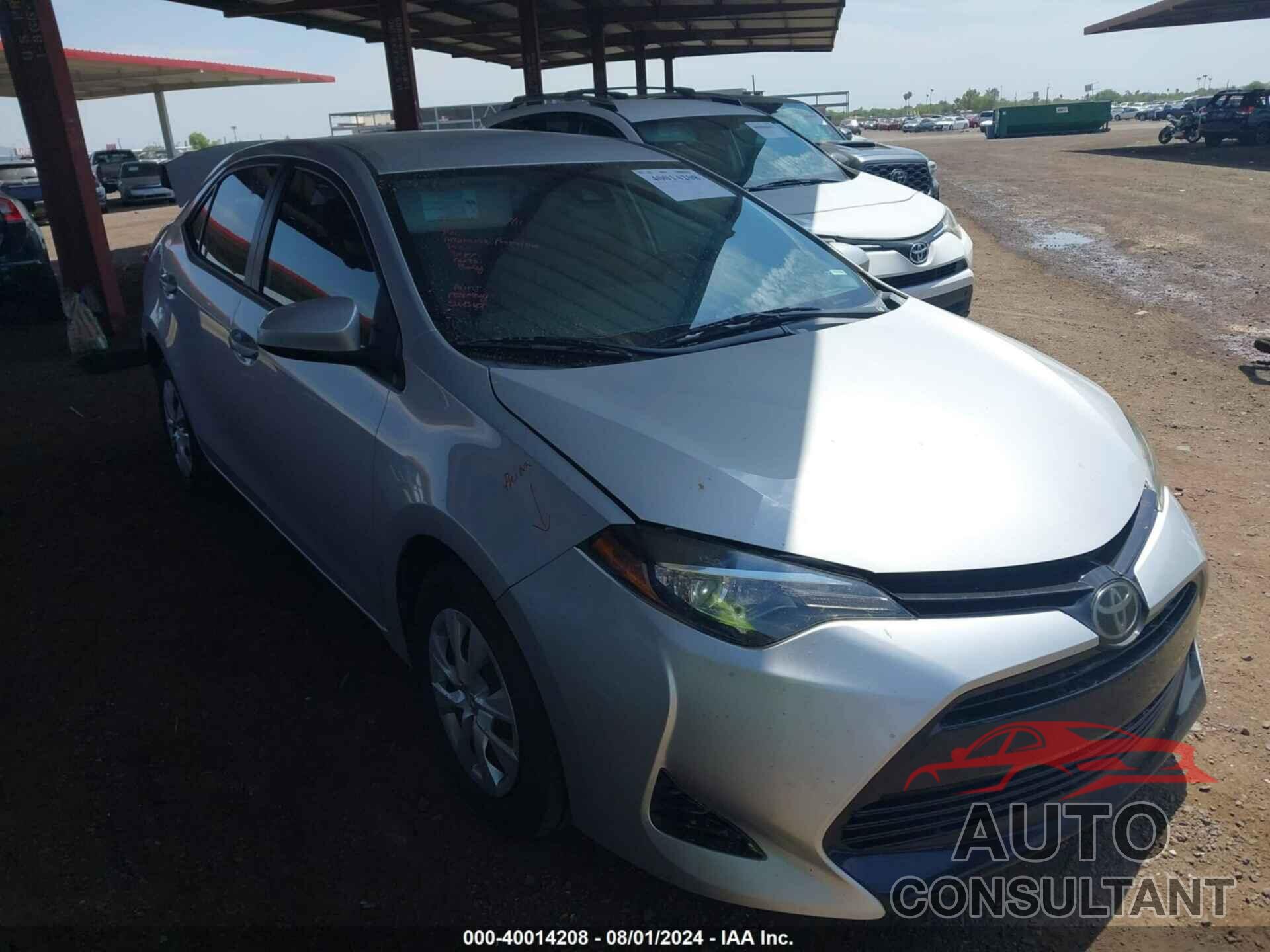 TOYOTA COROLLA 2017 - 2T1BURHE4HC758992