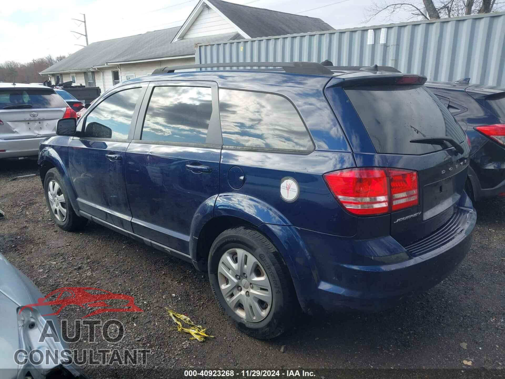 DODGE JOURNEY 2017 - 3C4PDCAB4HT560123