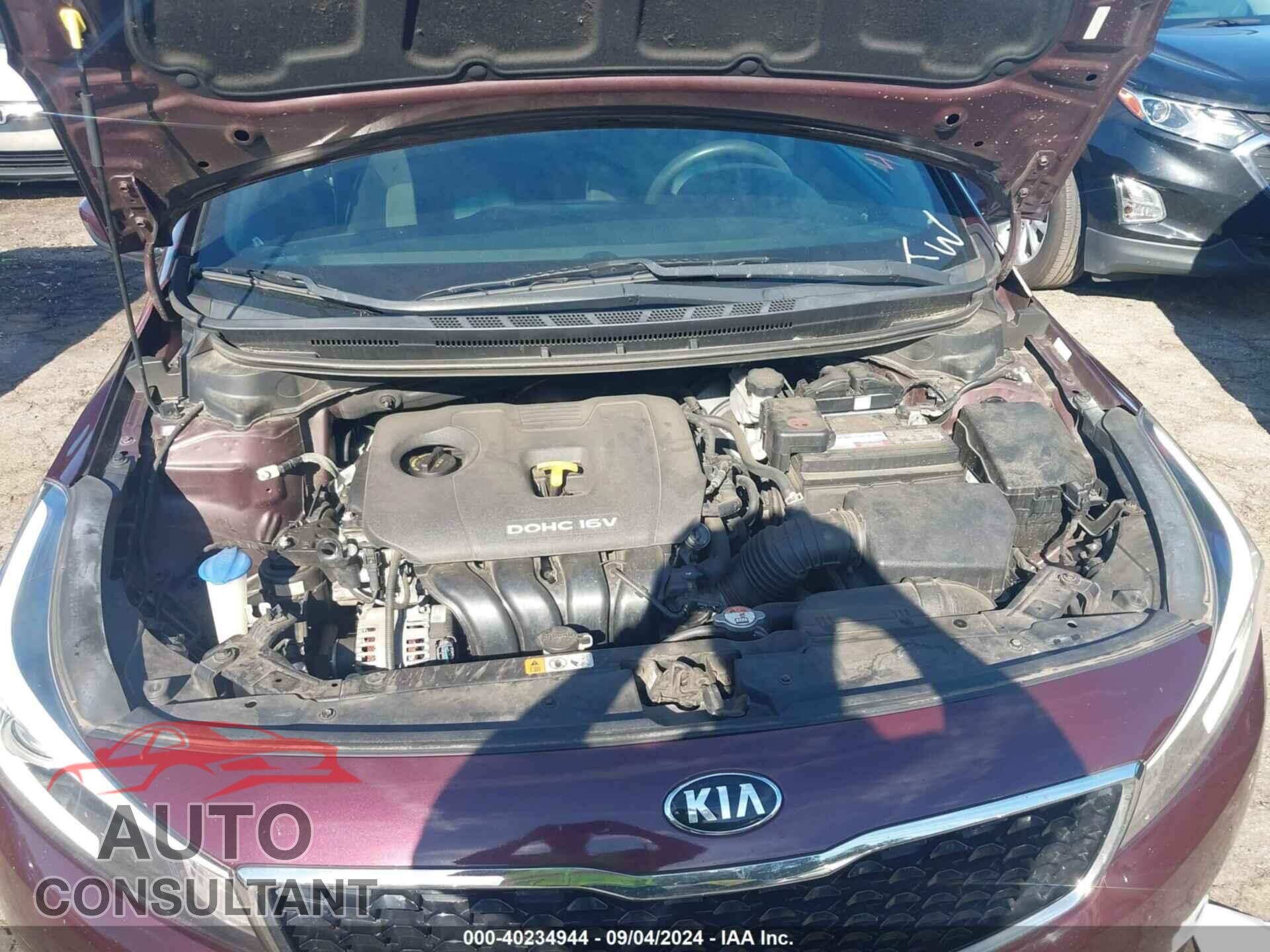 KIA FORTE 2017 - 3KPFK4A78HE104486