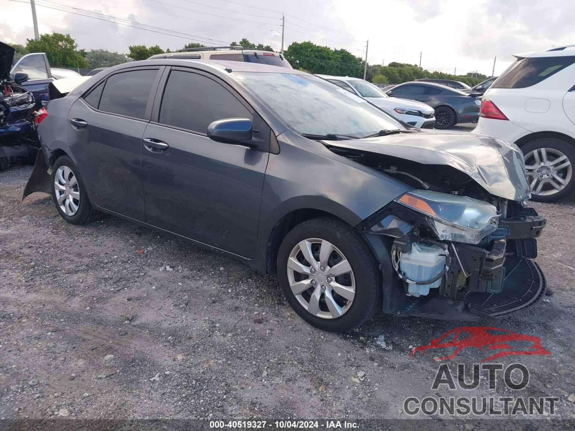 TOYOTA COROLLA 2015 - 5YFBURHE7FP297560