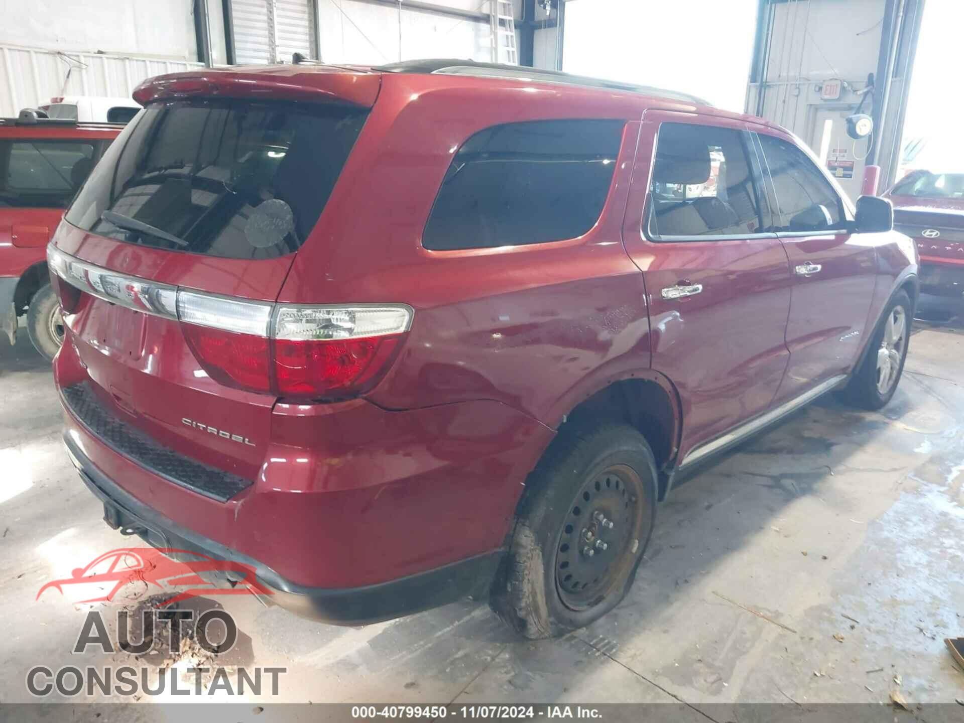 DODGE DURANGO 2011 - 1D4RD5GG6BC613627