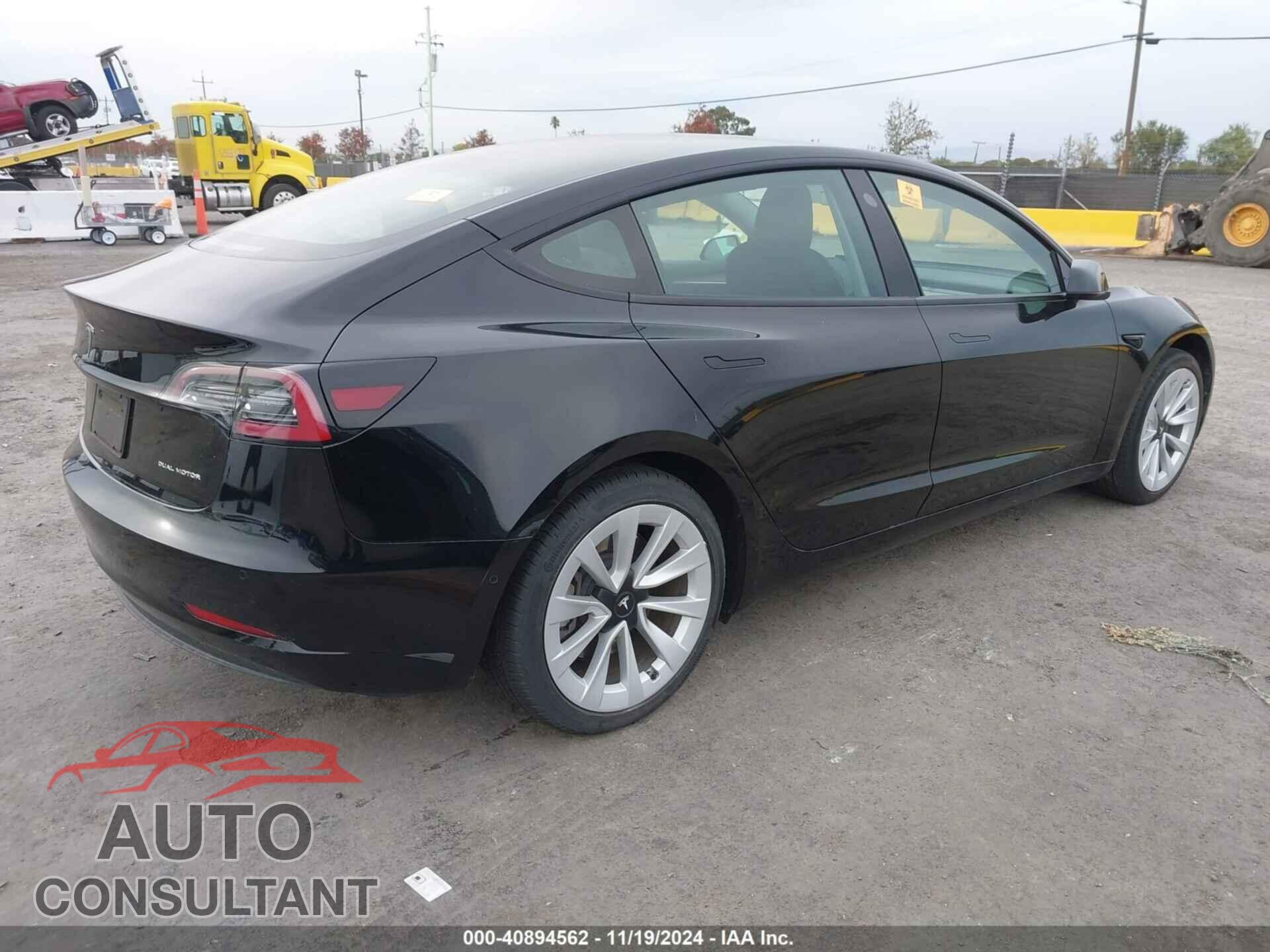 TESLA MODEL 3 2022 - 5YJ3E1EB2NF201437