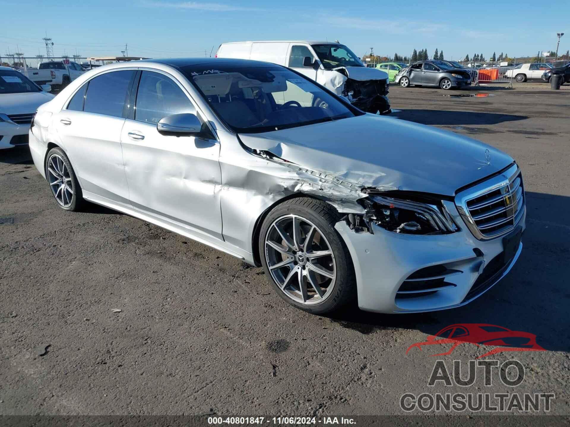 MERCEDES-BENZ S 560 2019 - WDDUG8DB9KA453527